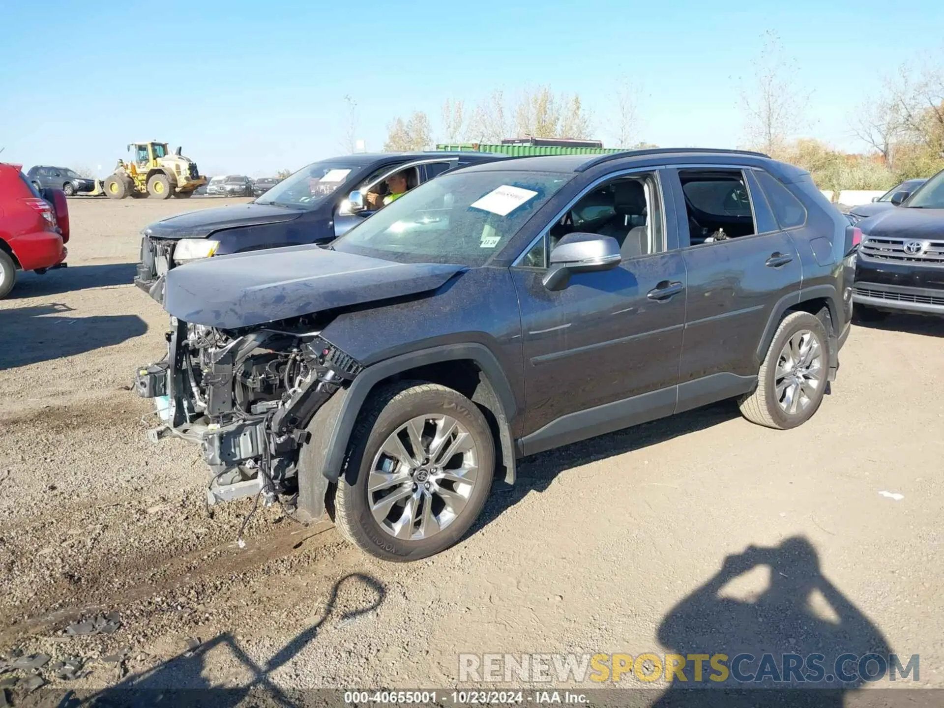 2 Photograph of a damaged car JTMA1RFV5KJ023649 TOYOTA RAV4 2019