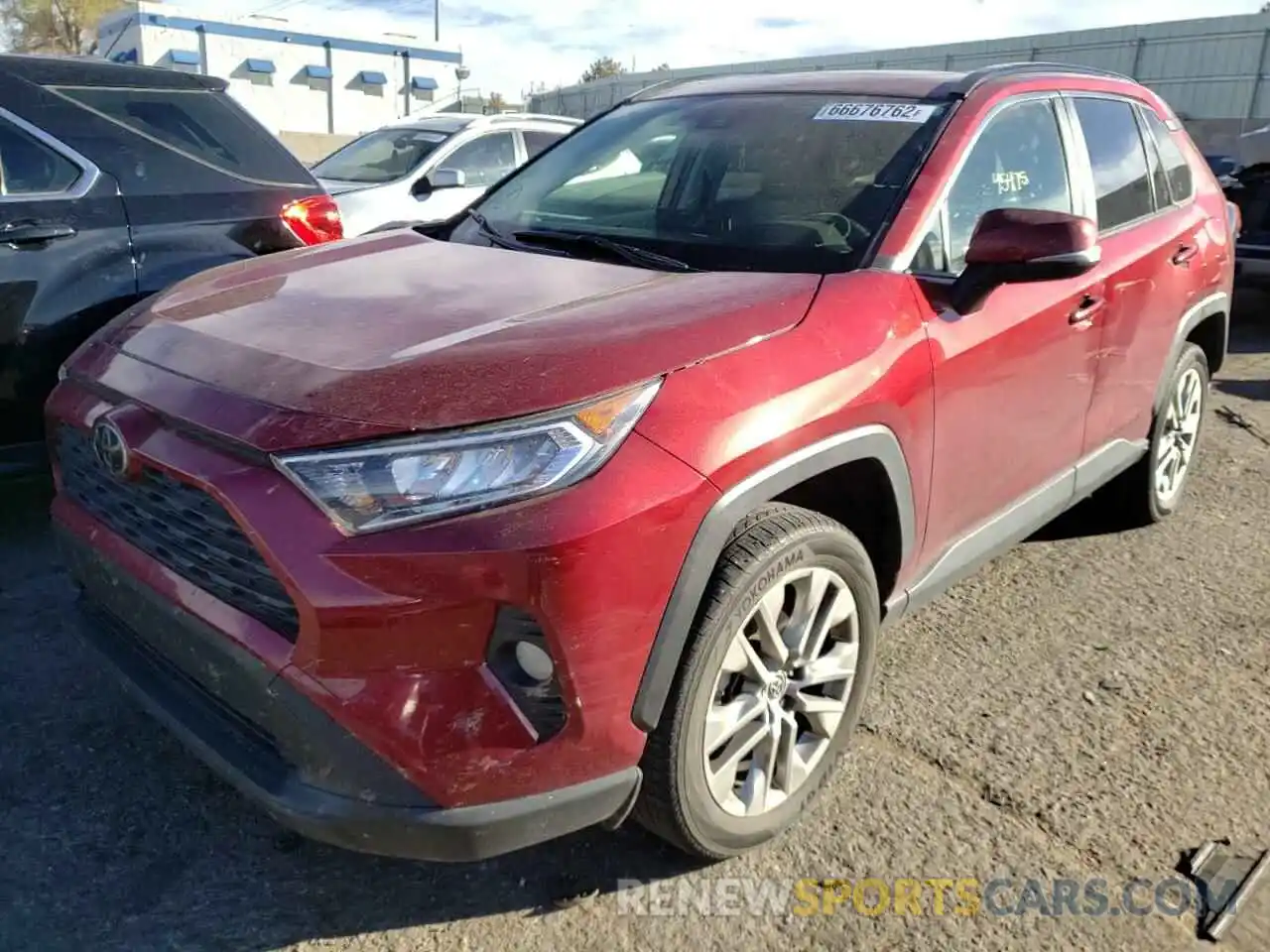 2 Photograph of a damaged car JTMA1RFV6KD005093 TOYOTA RAV4 2019