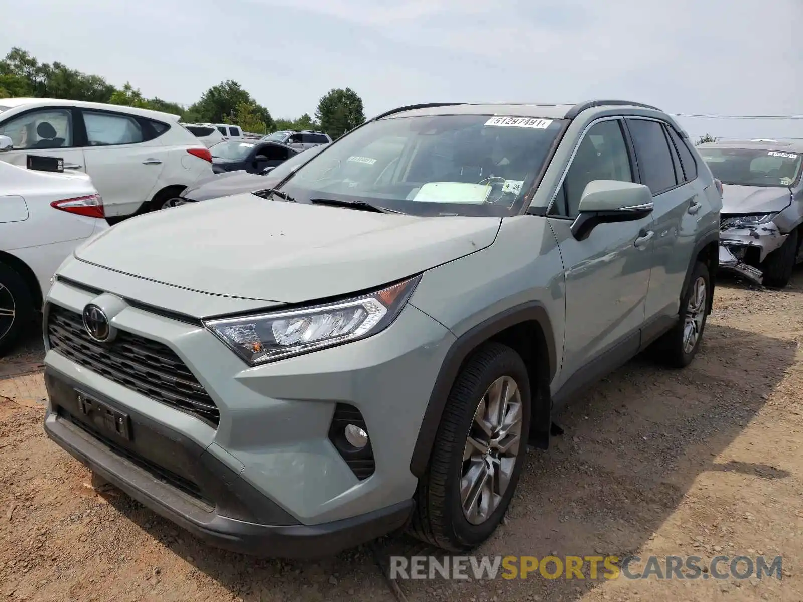 2 Photograph of a damaged car JTMA1RFV6KD012609 TOYOTA RAV4 2019