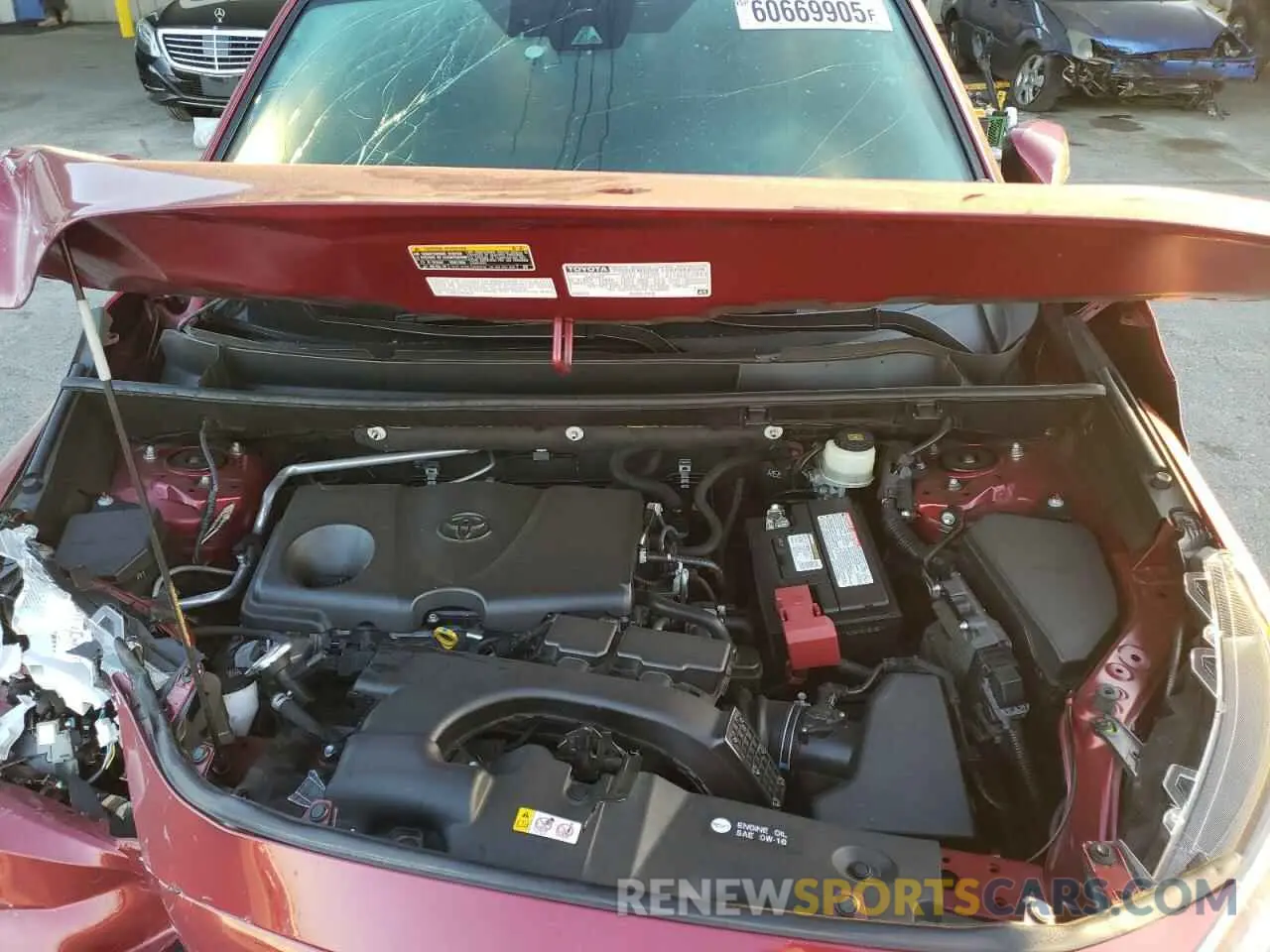 12 Photograph of a damaged car JTMA1RFV6KD015977 TOYOTA RAV4 2019