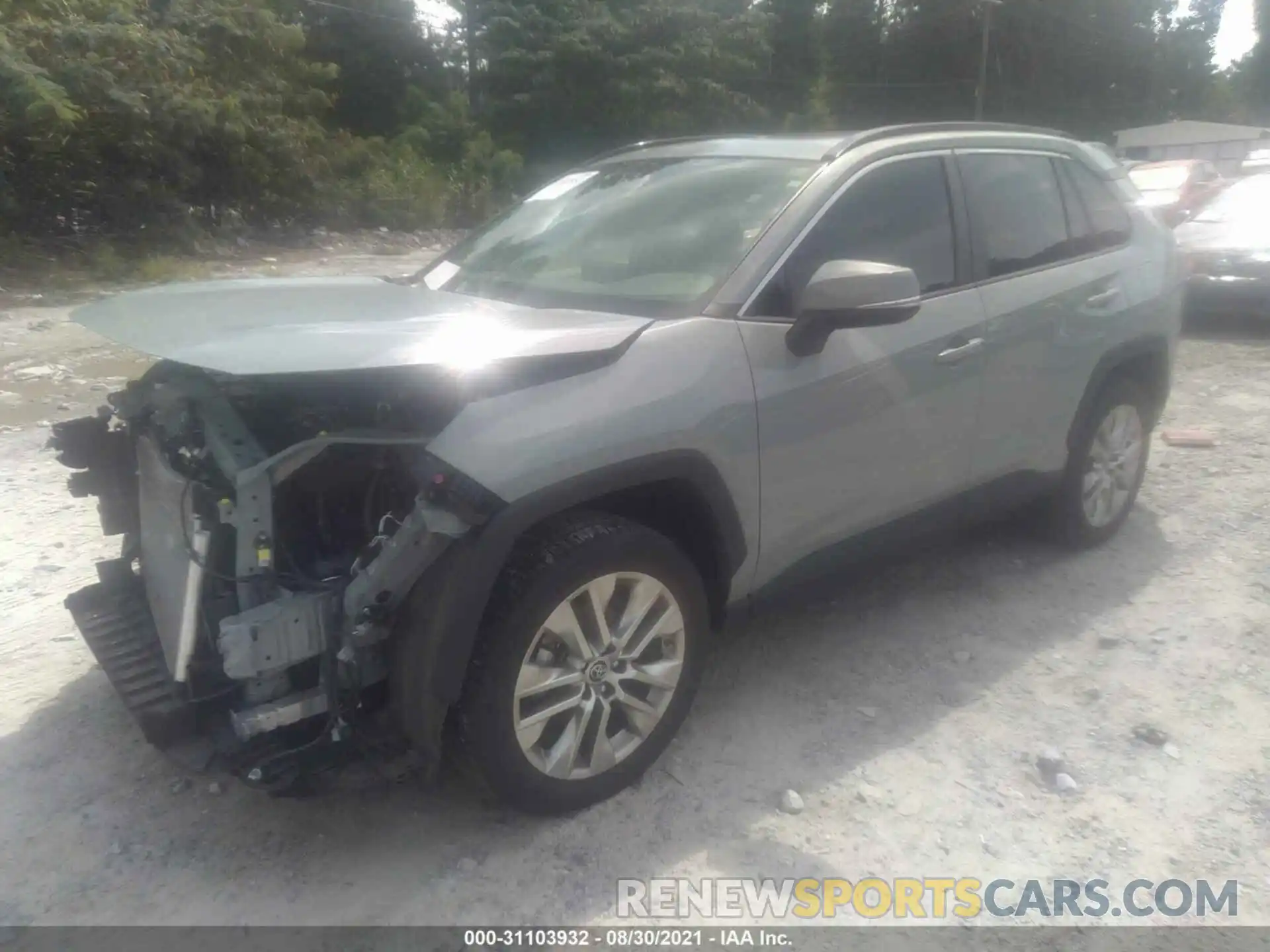 2 Photograph of a damaged car JTMA1RFV6KD026154 TOYOTA RAV4 2019