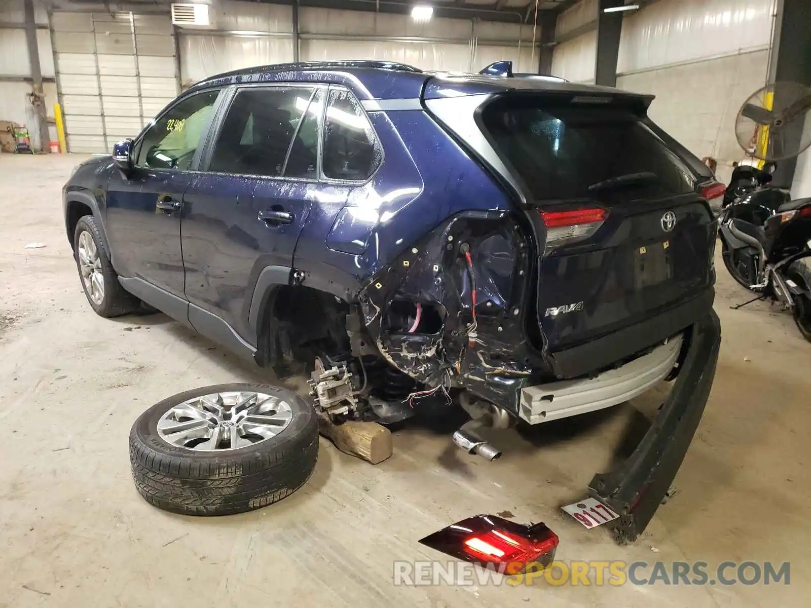 3 Photograph of a damaged car JTMA1RFV6KD504055 TOYOTA RAV4 2019