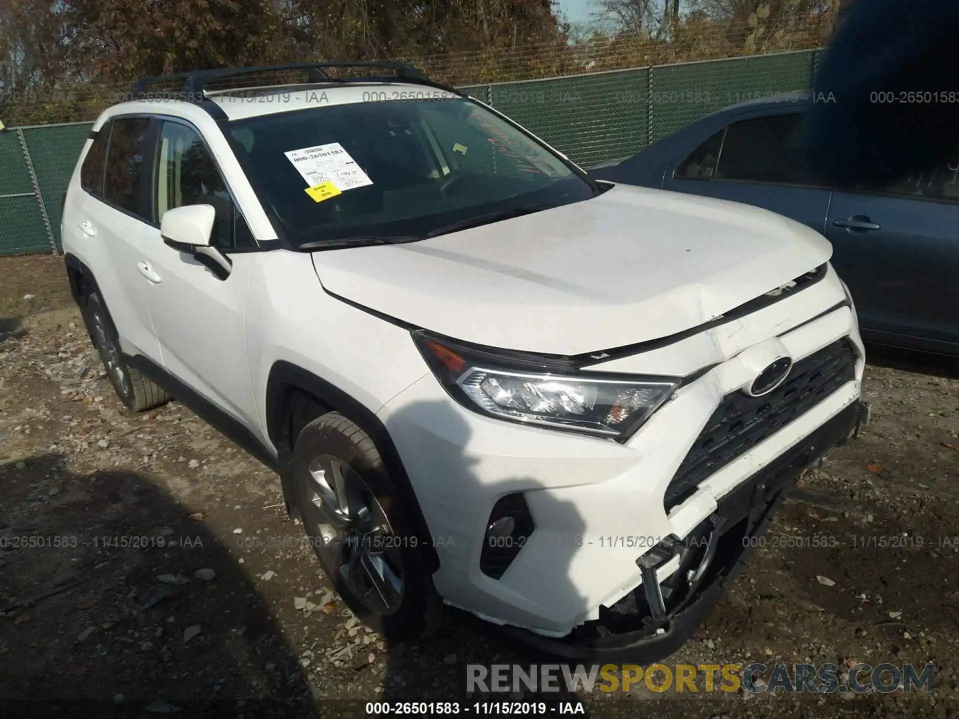 1 Photograph of a damaged car JTMA1RFV6KD514889 TOYOTA RAV4 2019