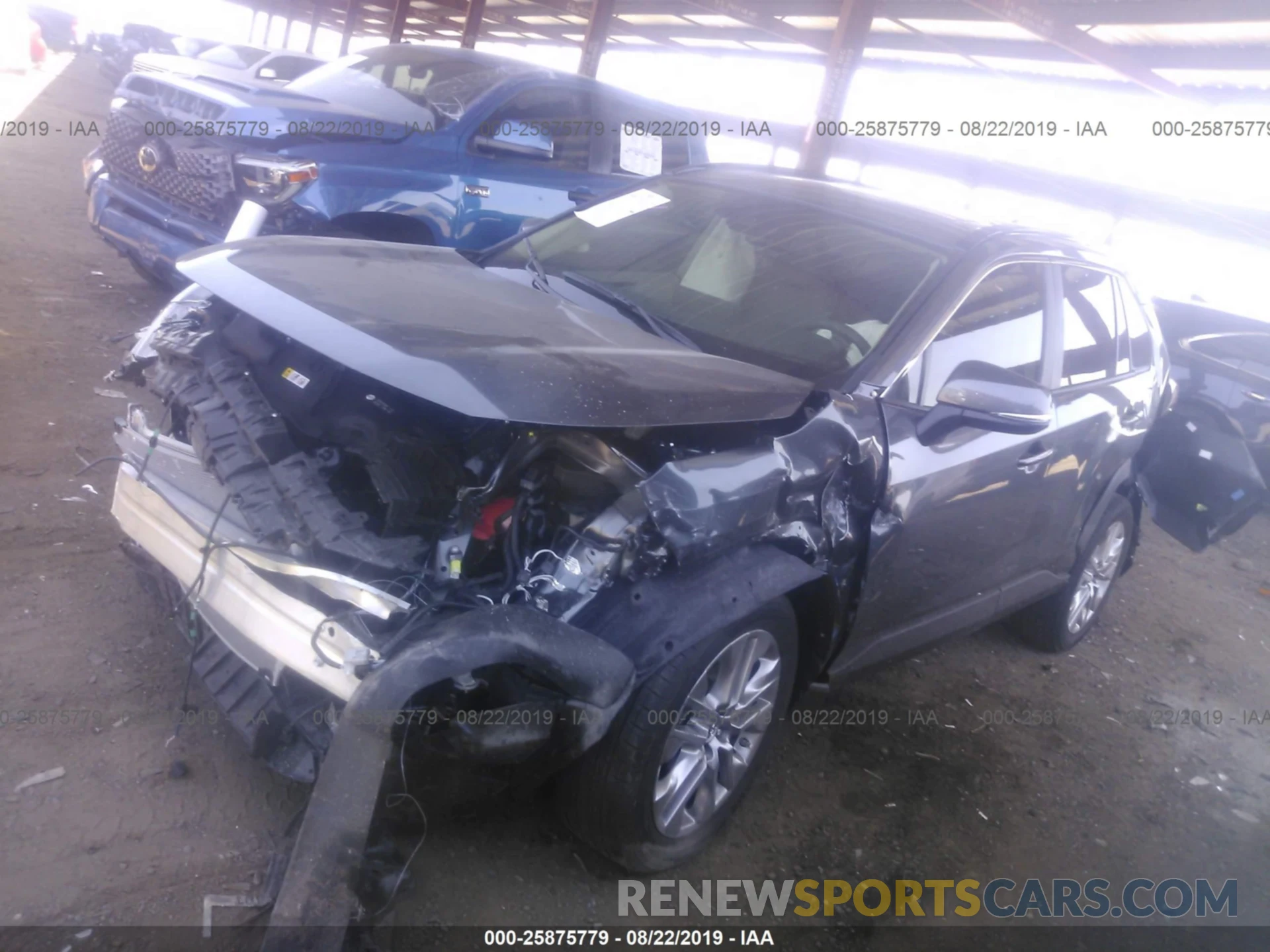 2 Photograph of a damaged car JTMA1RFV6KD519736 TOYOTA RAV4 2019