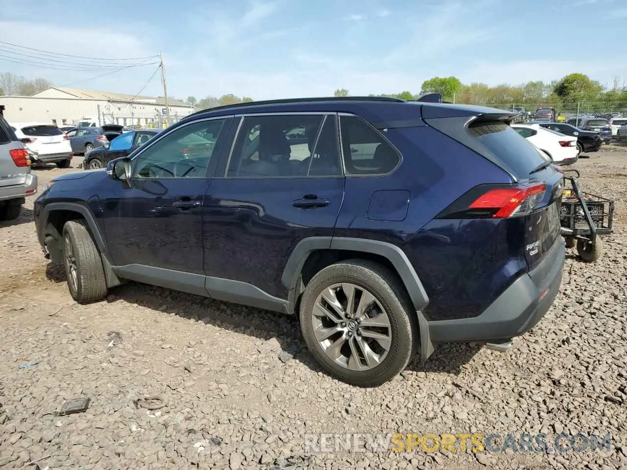 2 Photograph of a damaged car JTMA1RFV7KJ004164 TOYOTA RAV4 2019