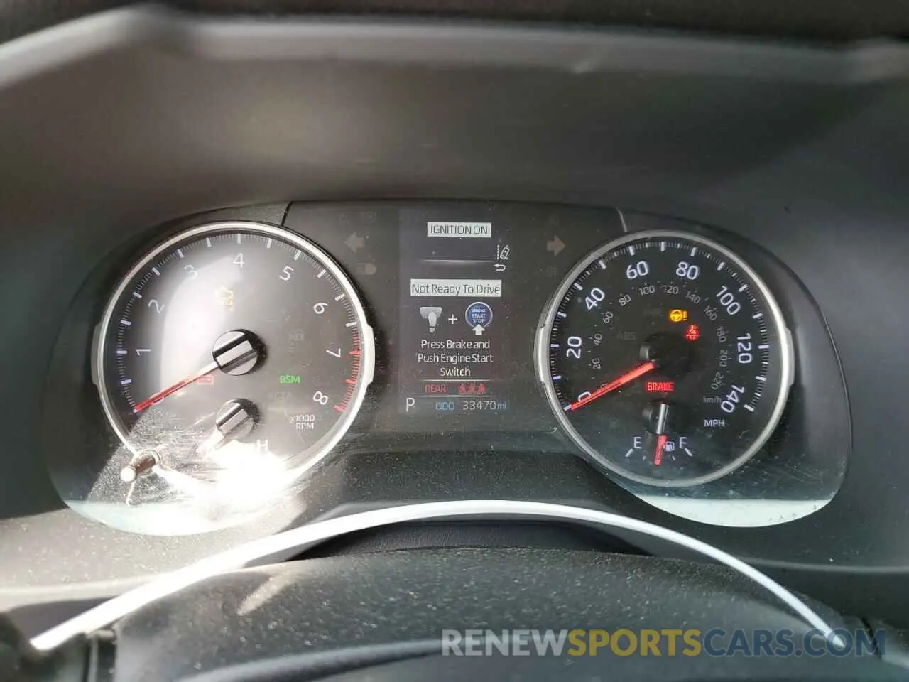 9 Photograph of a damaged car JTMA1RFV7KJ004164 TOYOTA RAV4 2019