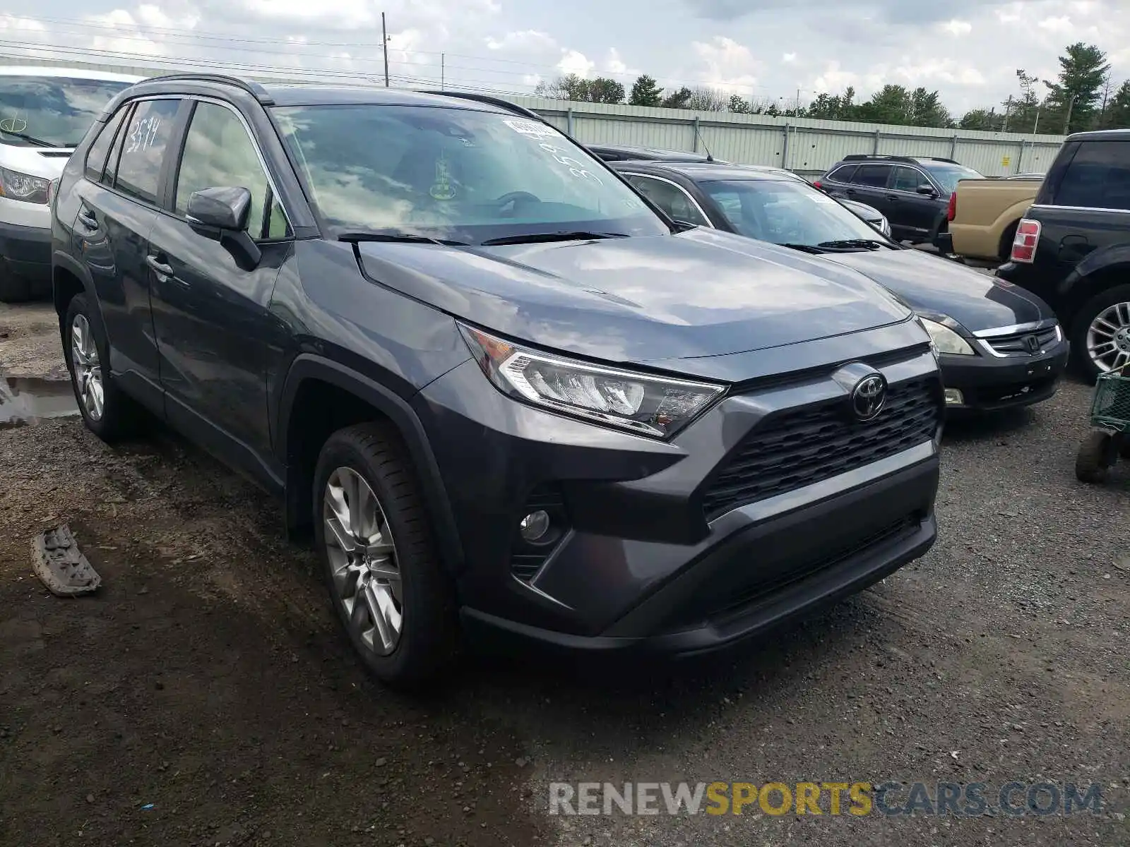 1 Photograph of a damaged car JTMA1RFV8KD036023 TOYOTA RAV4 2019