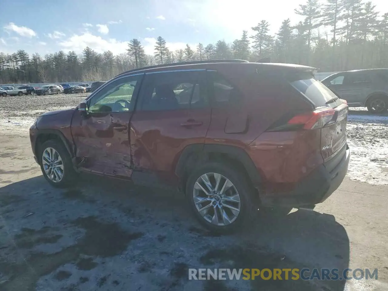 2 Photograph of a damaged car JTMA1RFV8KD036460 TOYOTA RAV4 2019