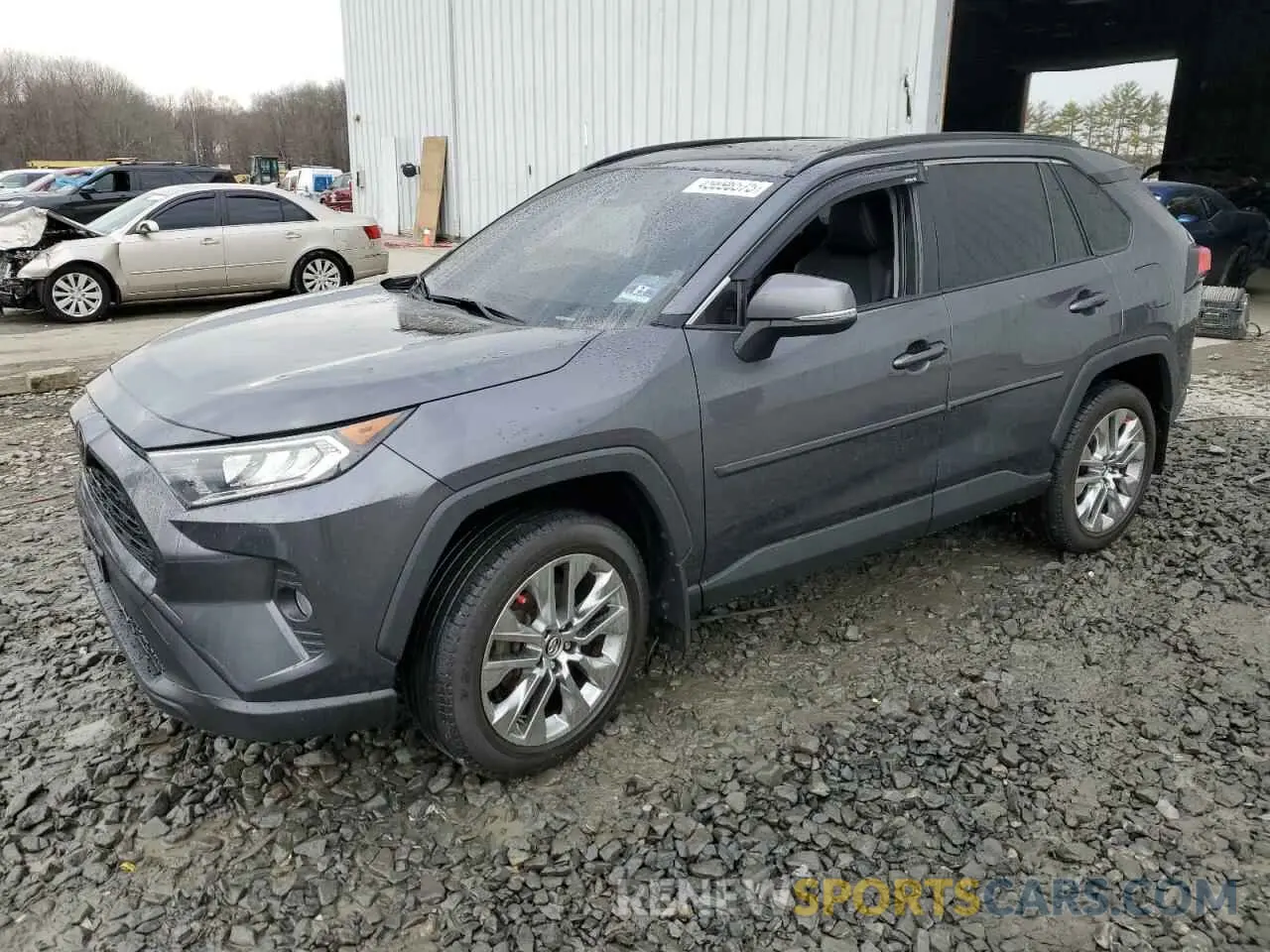 1 Photograph of a damaged car JTMA1RFV8KD510259 TOYOTA RAV4 2019