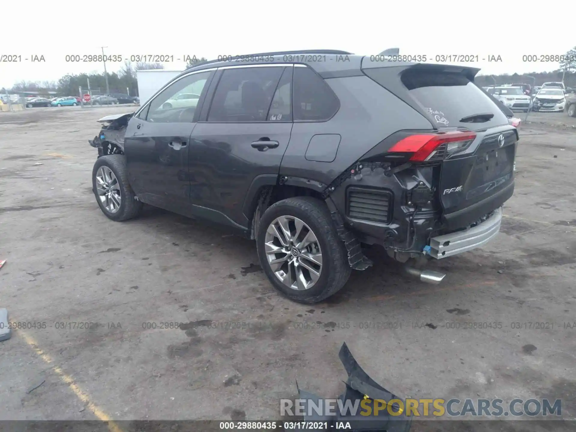 3 Photograph of a damaged car JTMA1RFV8KD511461 TOYOTA RAV4 2019