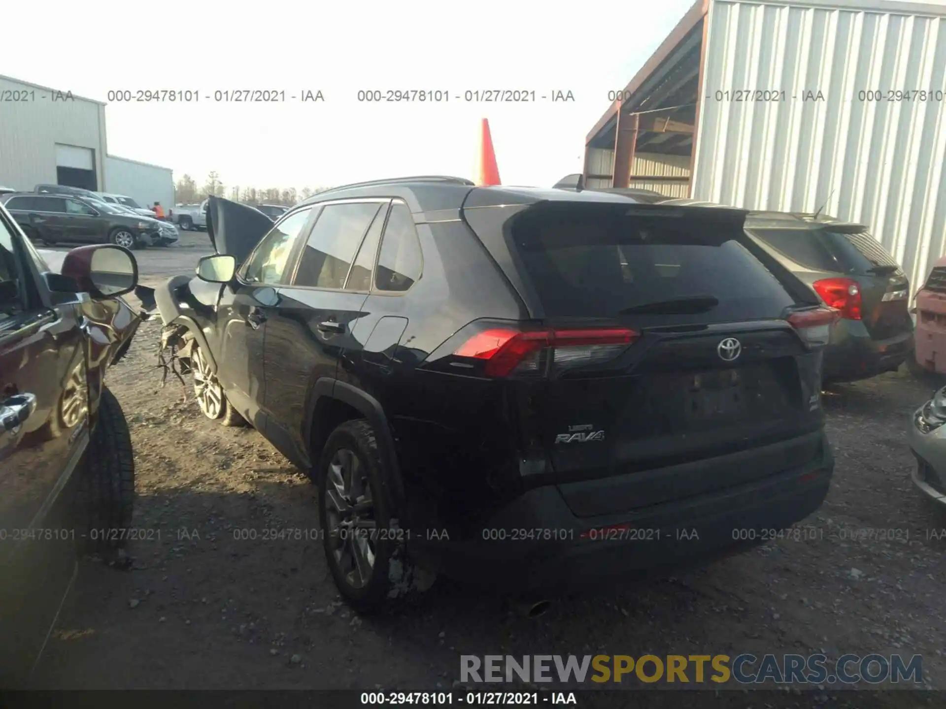 3 Photograph of a damaged car JTMA1RFV8KJ016923 TOYOTA RAV4 2019