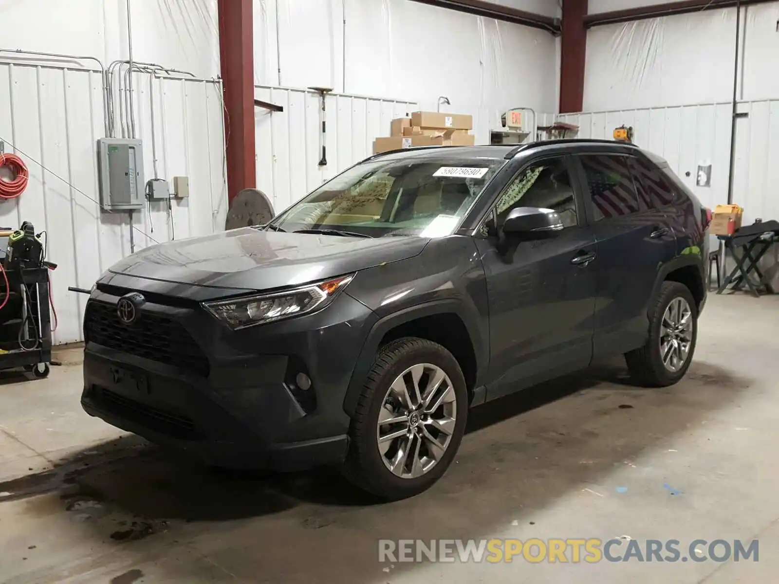 2 Photograph of a damaged car JTMA1RFV9KD007307 TOYOTA RAV4 2019