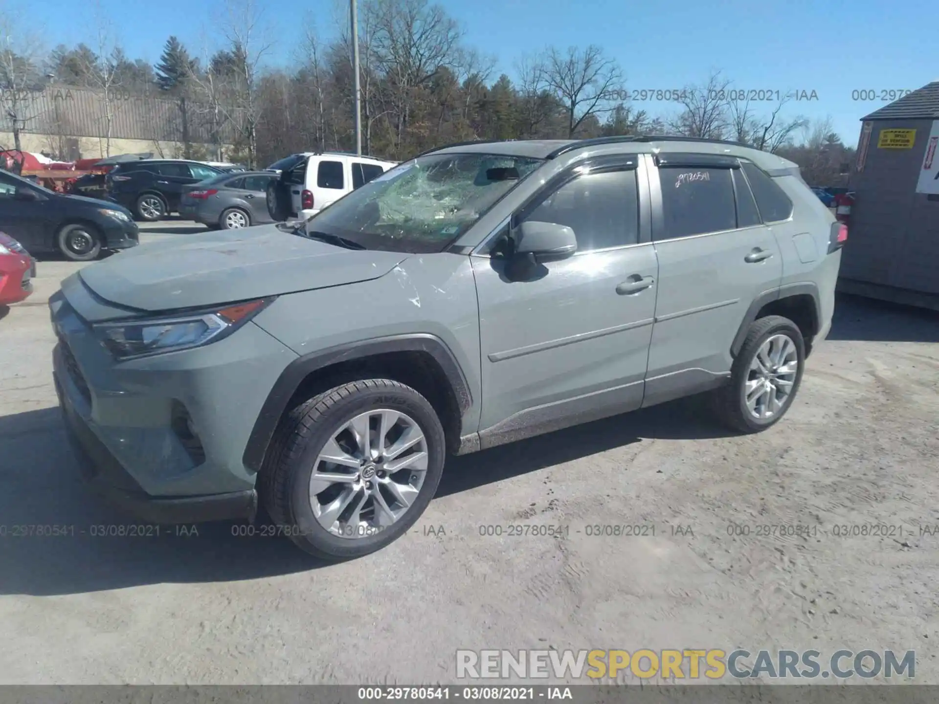 2 Photograph of a damaged car JTMA1RFV9KD025905 TOYOTA RAV4 2019