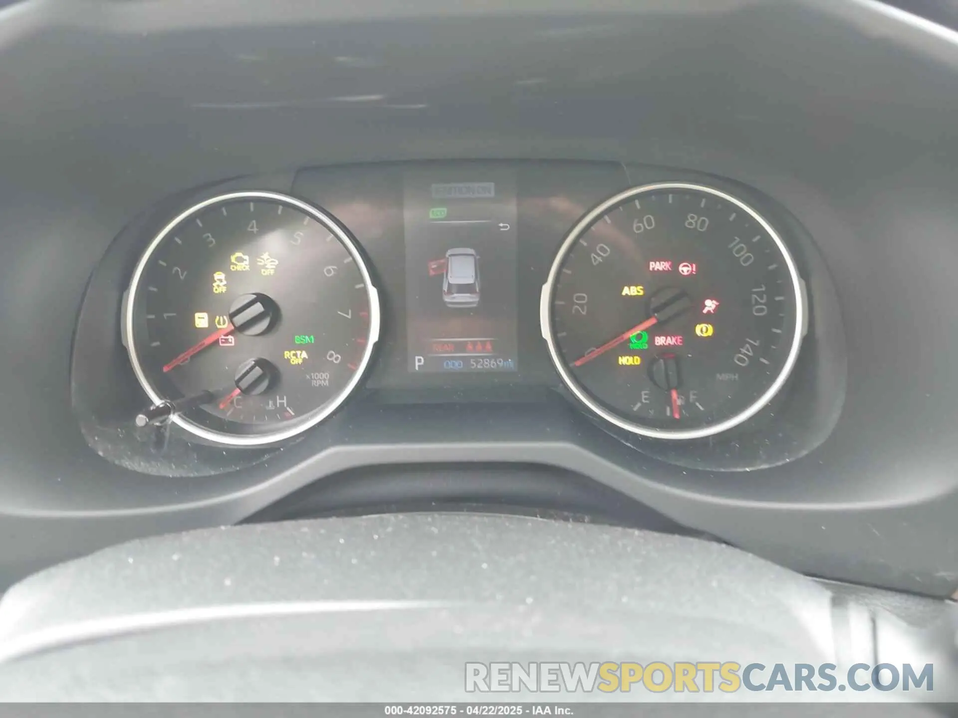 7 Photograph of a damaged car JTMA1RFV9KD044650 TOYOTA RAV4 2019
