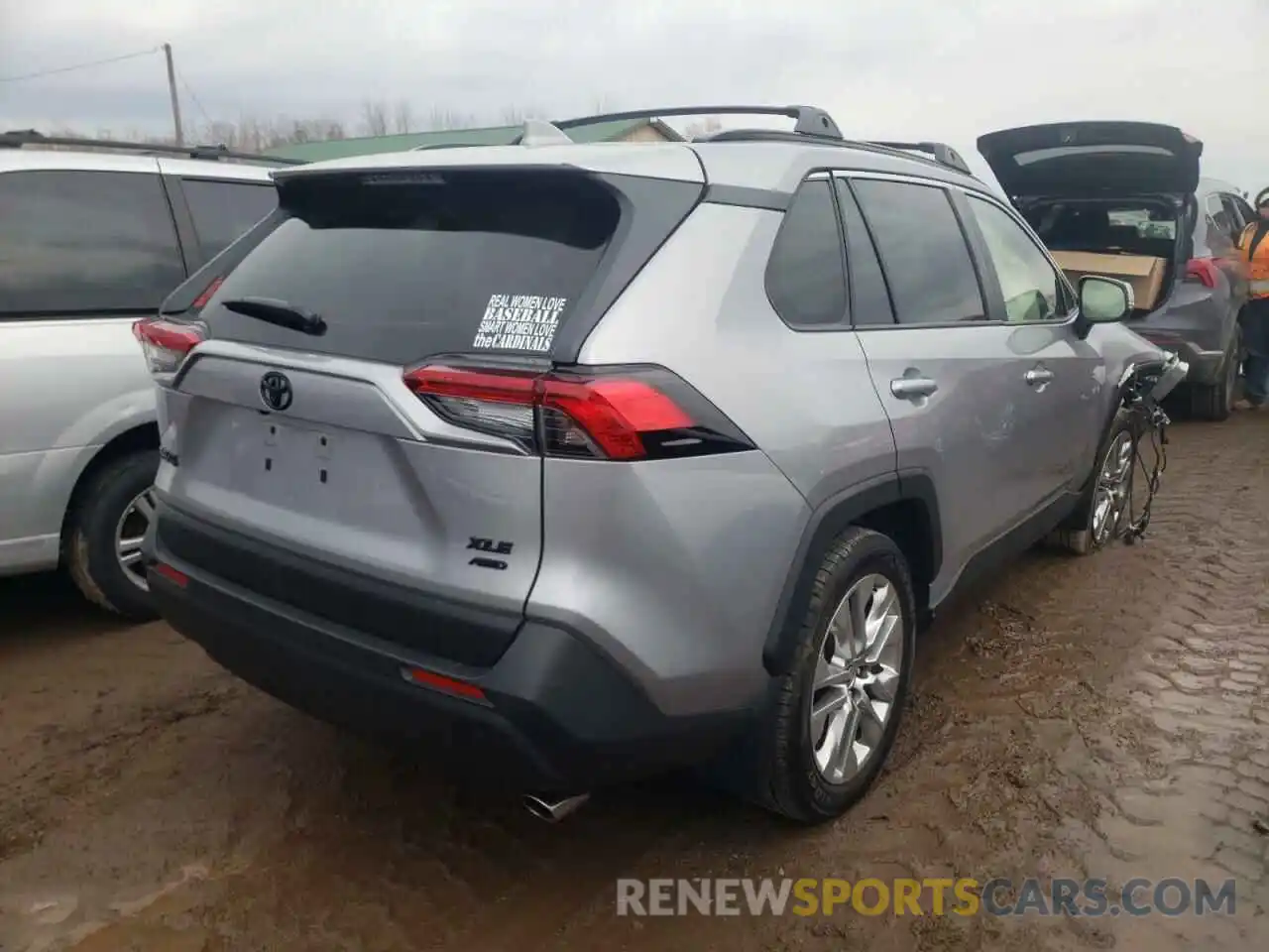 4 Photograph of a damaged car JTMA1RFV9KD047144 TOYOTA RAV4 2019