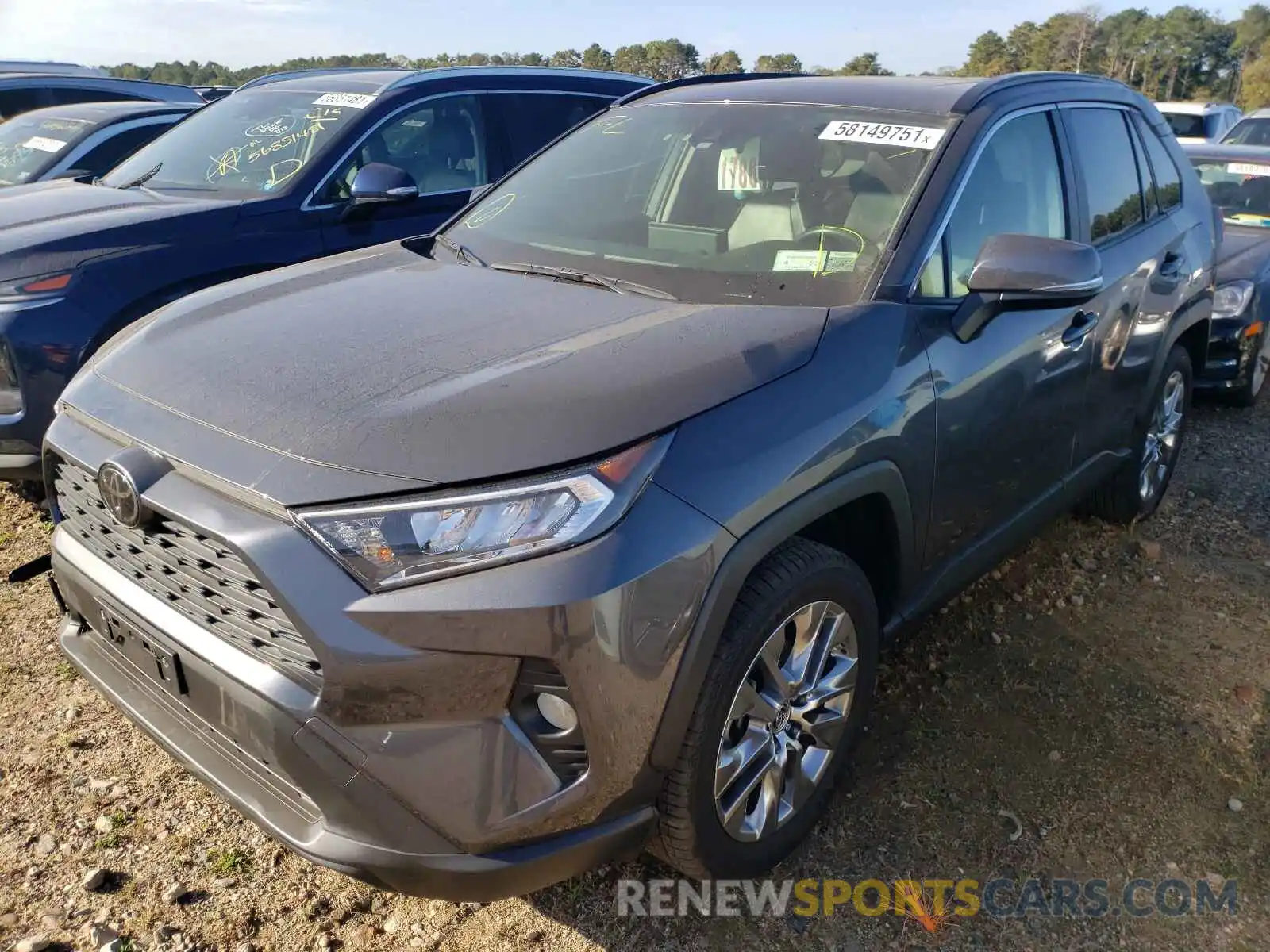 2 Photograph of a damaged car JTMA1RFV9KD510660 TOYOTA RAV4 2019