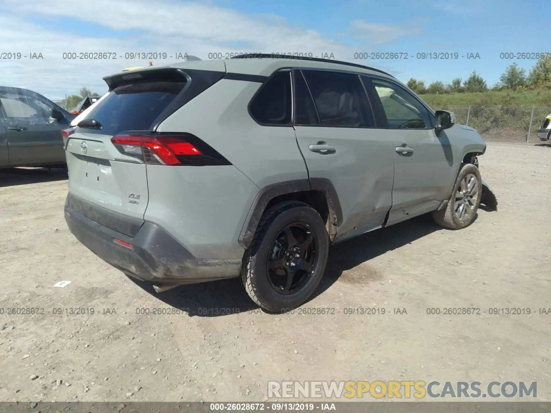 4 Photograph of a damaged car JTMA1RFV9KJ006725 TOYOTA RAV4 2019