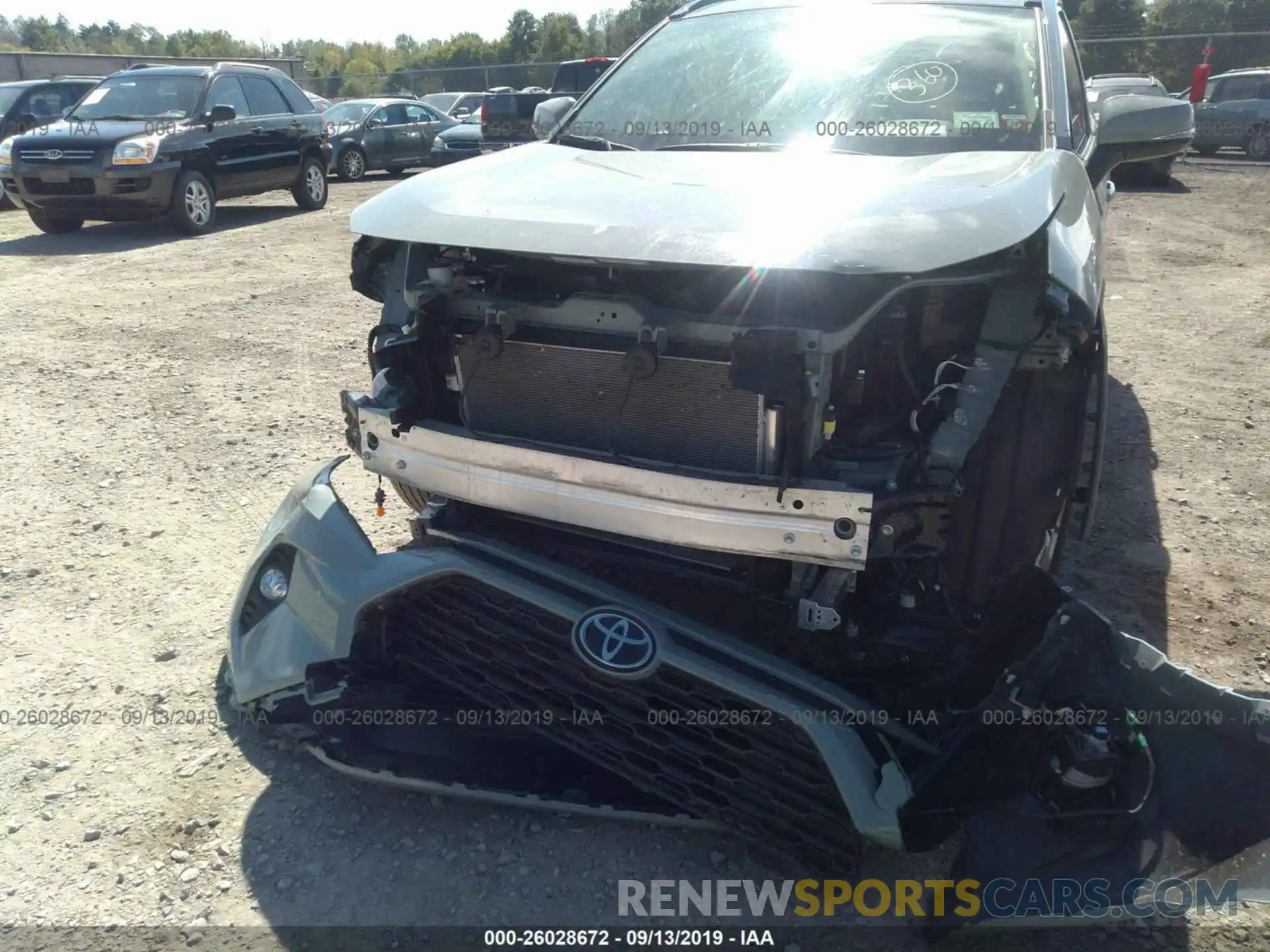 6 Photograph of a damaged car JTMA1RFV9KJ006725 TOYOTA RAV4 2019