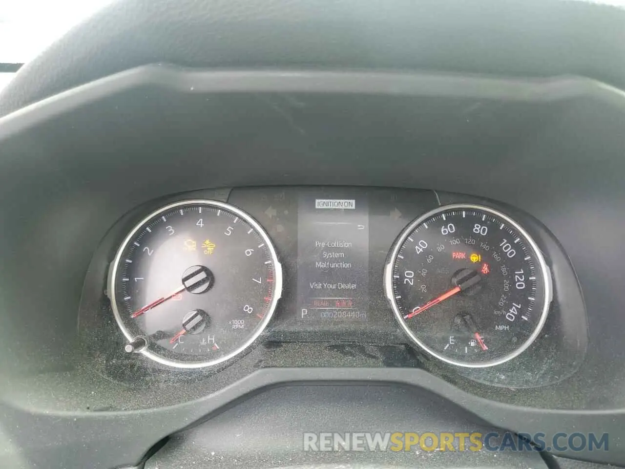 9 Photograph of a damaged car JTMA1RFVXKJ002408 TOYOTA RAV4 2019