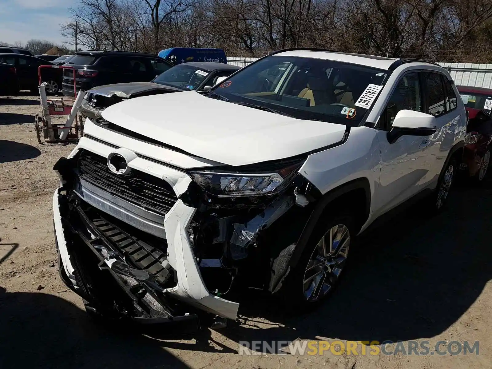 2 Photograph of a damaged car JTMC1RFV0KD014803 TOYOTA RAV4 2019