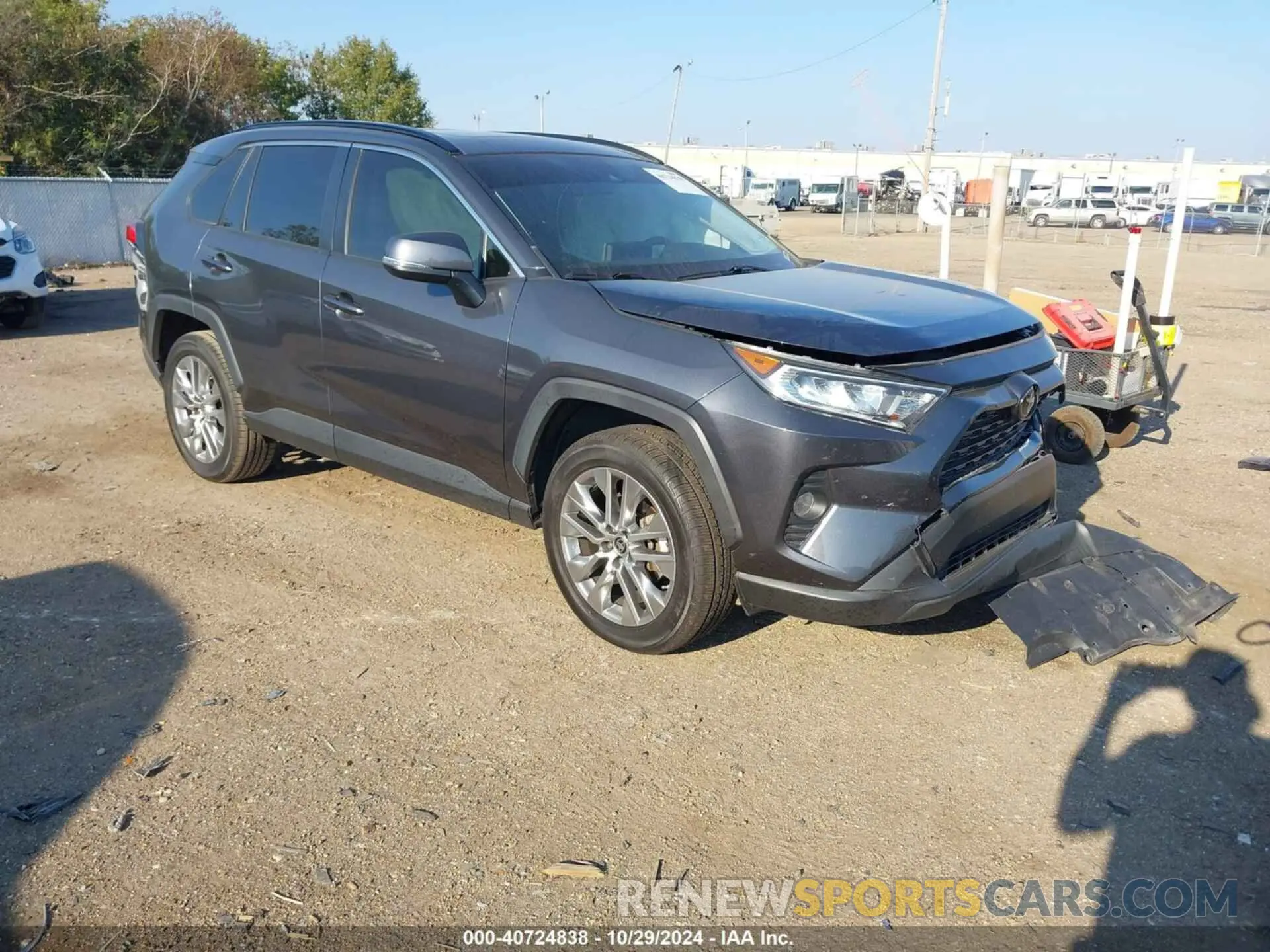 1 Photograph of a damaged car JTMC1RFV0KD036087 TOYOTA RAV4 2019