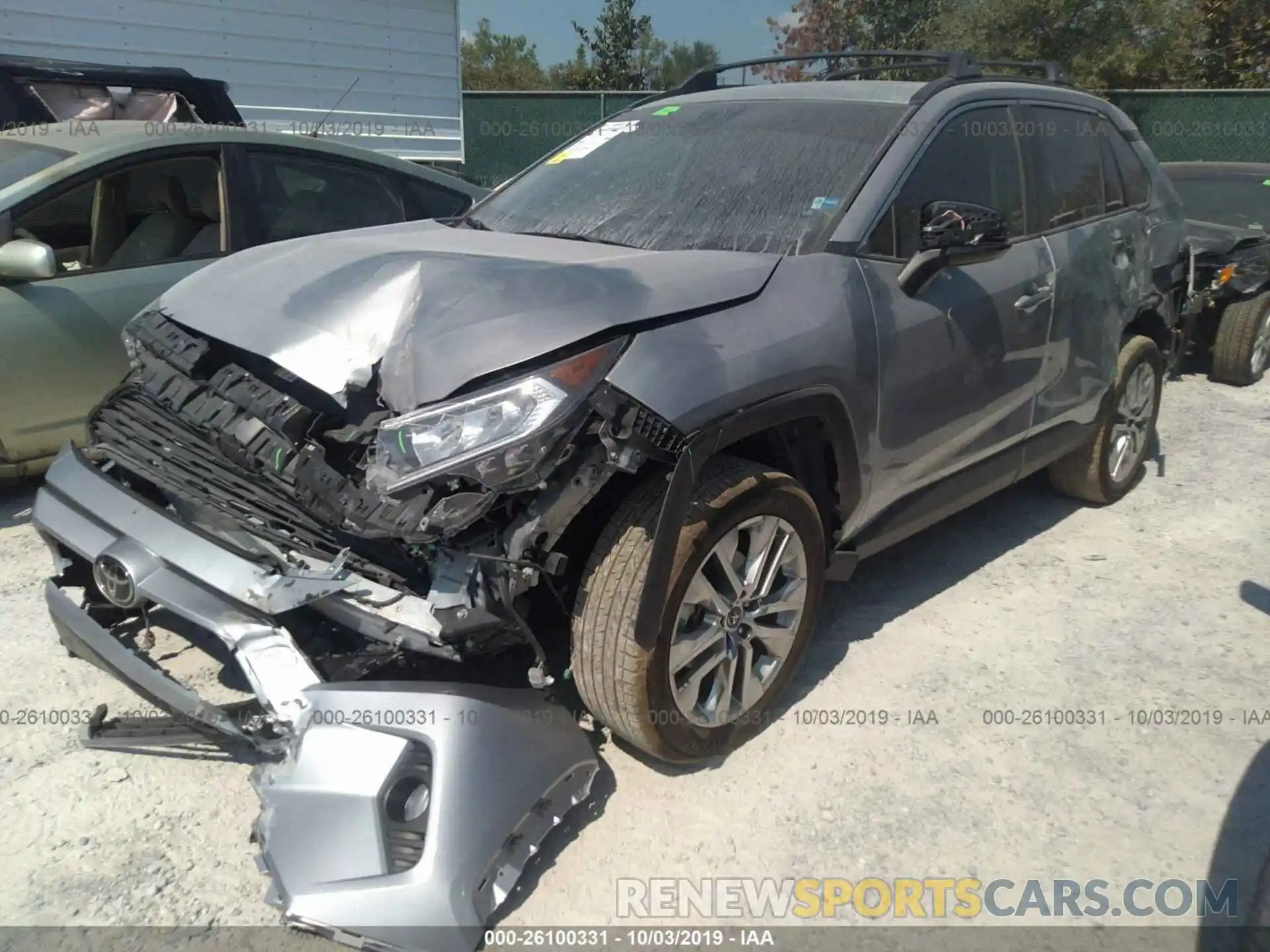 2 Photograph of a damaged car JTMC1RFV0KD506554 TOYOTA RAV4 2019