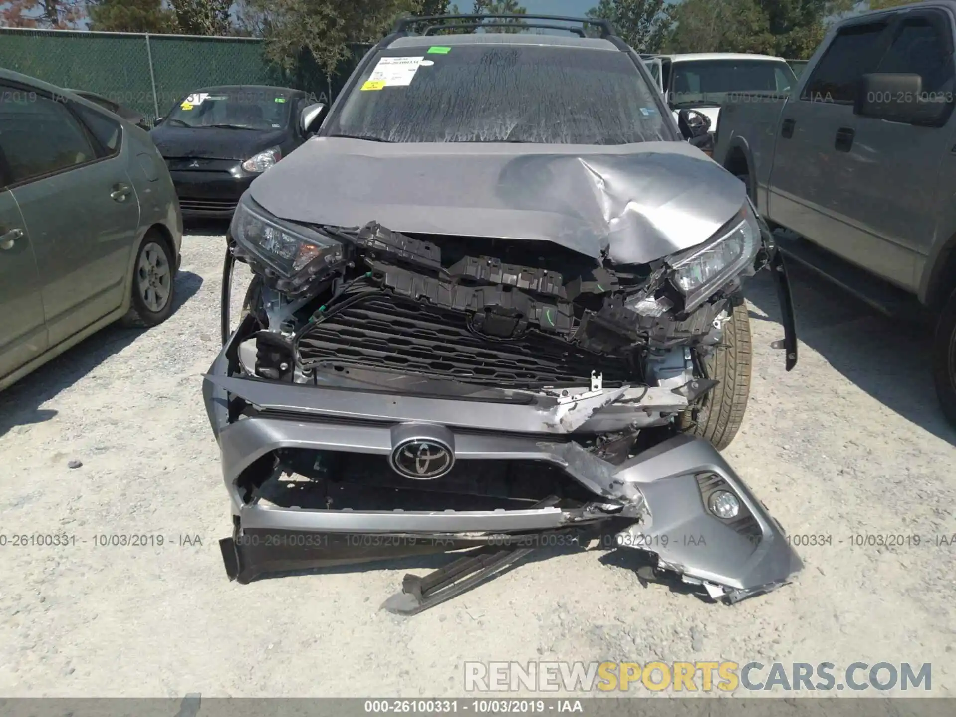 6 Photograph of a damaged car JTMC1RFV0KD506554 TOYOTA RAV4 2019