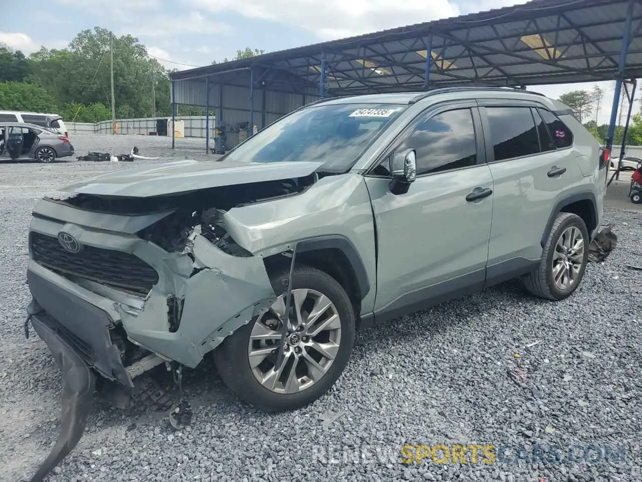 1 Photograph of a damaged car JTMC1RFV0KD508109 TOYOTA RAV4 2019