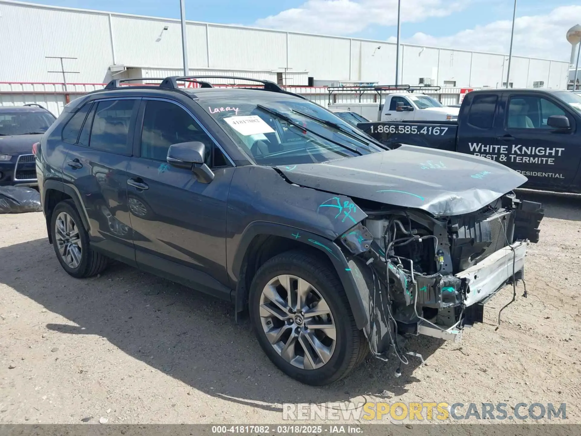 1 Photograph of a damaged car JTMC1RFV0KD515044 TOYOTA RAV4 2019