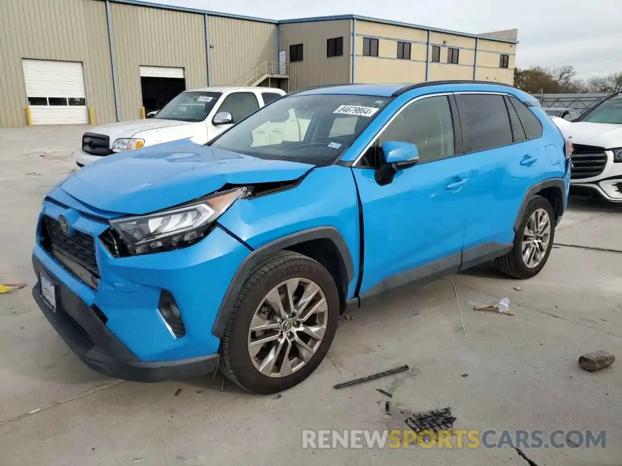 1 Photograph of a damaged car JTMC1RFV1KD013918 TOYOTA RAV4 2019