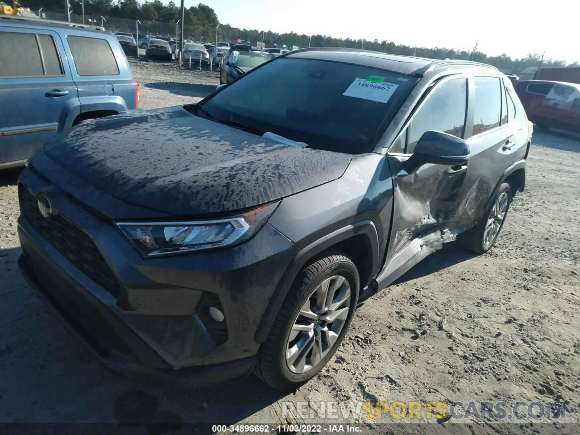 2 Photograph of a damaged car JTMC1RFV1KD015409 TOYOTA RAV4 2019