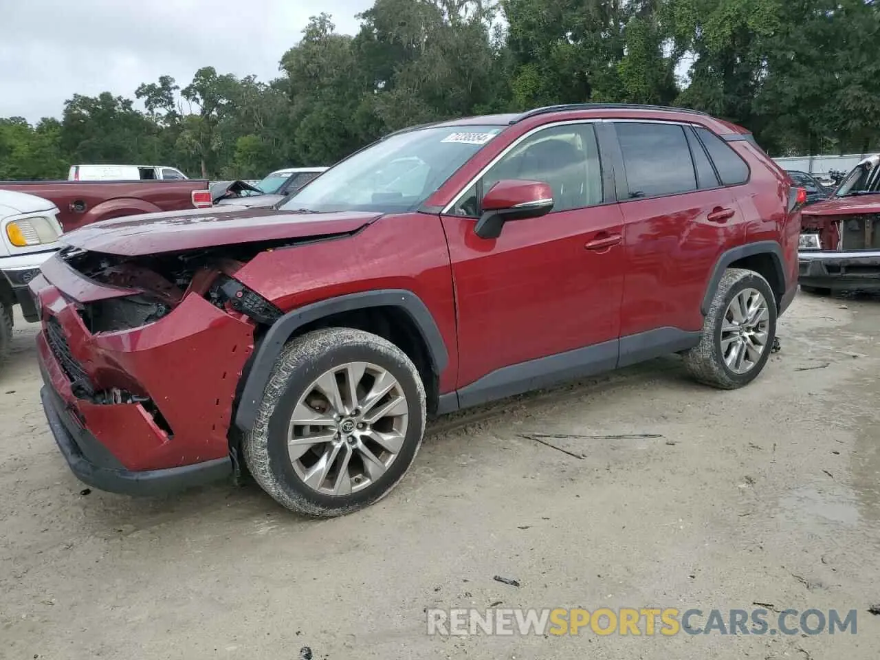 1 Photograph of a damaged car JTMC1RFV1KD033974 TOYOTA RAV4 2019