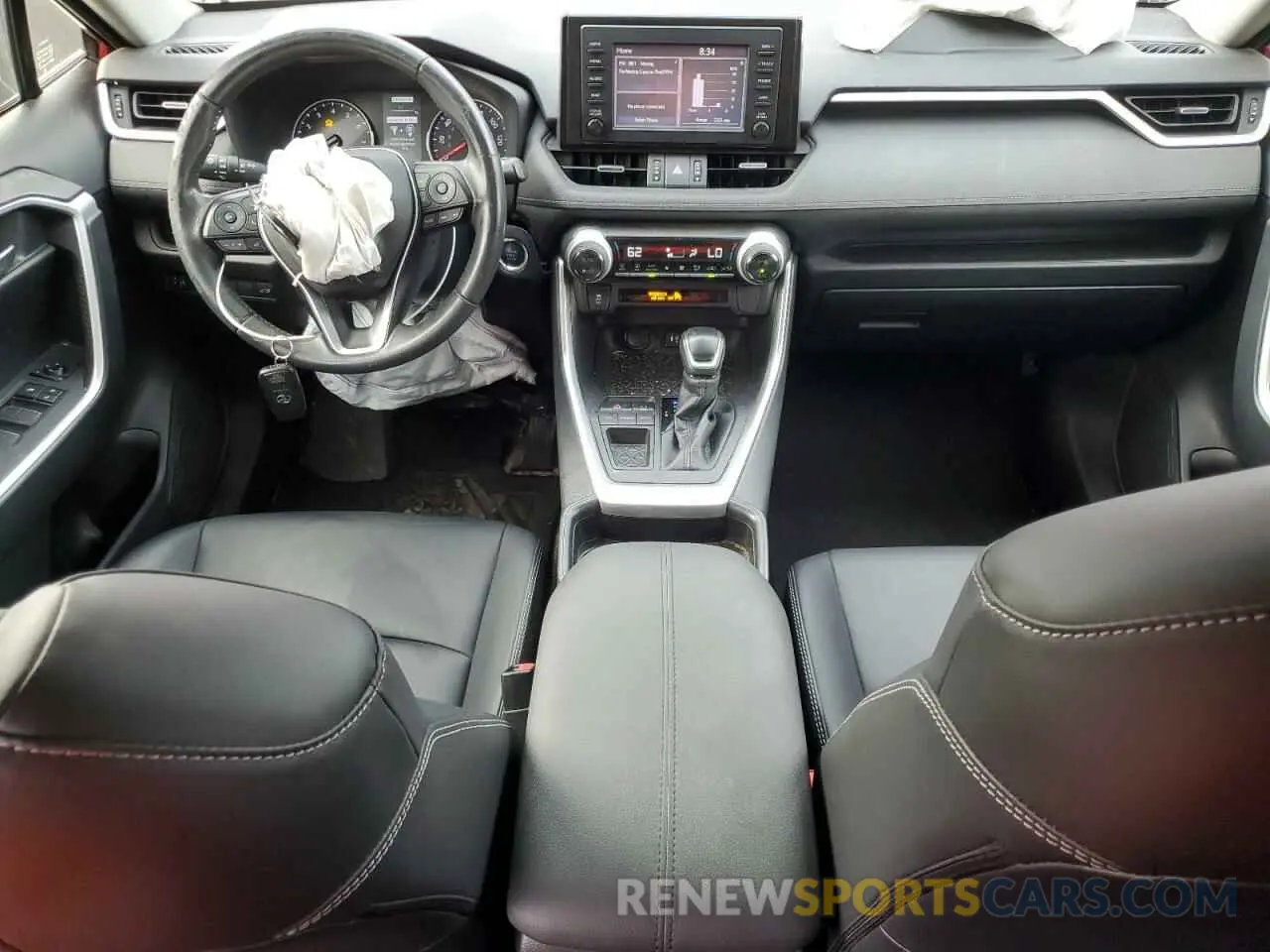 8 Photograph of a damaged car JTMC1RFV1KD033974 TOYOTA RAV4 2019