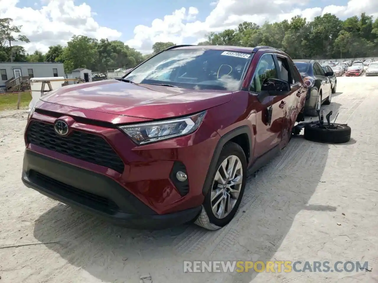 2 Photograph of a damaged car JTMC1RFV1KD504778 TOYOTA RAV4 2019