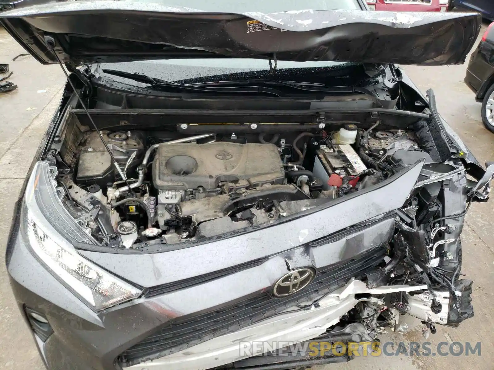 7 Photograph of a damaged car JTMC1RFV1KJ001348 TOYOTA RAV4 2019