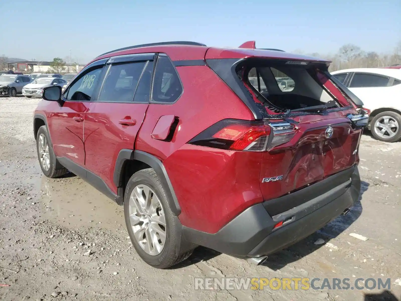 3 Photograph of a damaged car JTMC1RFV2KD011708 TOYOTA RAV4 2019