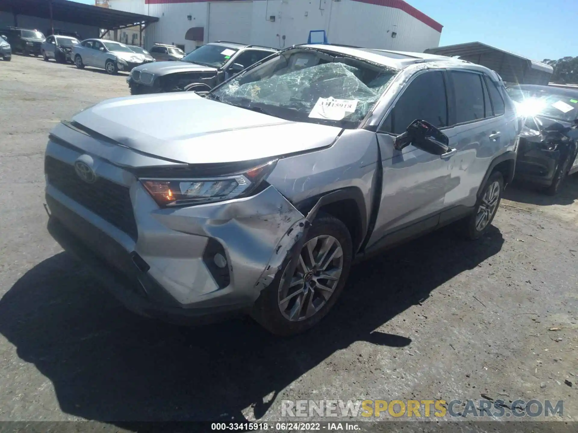 2 Photograph of a damaged car JTMC1RFV2KD035281 TOYOTA RAV4 2019