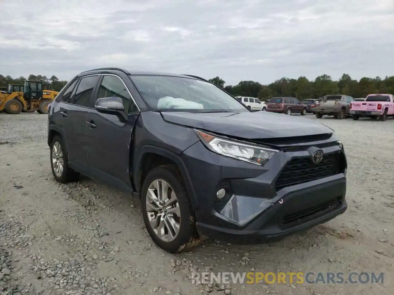 1 Photograph of a damaged car JTMC1RFV2KD504384 TOYOTA RAV4 2019