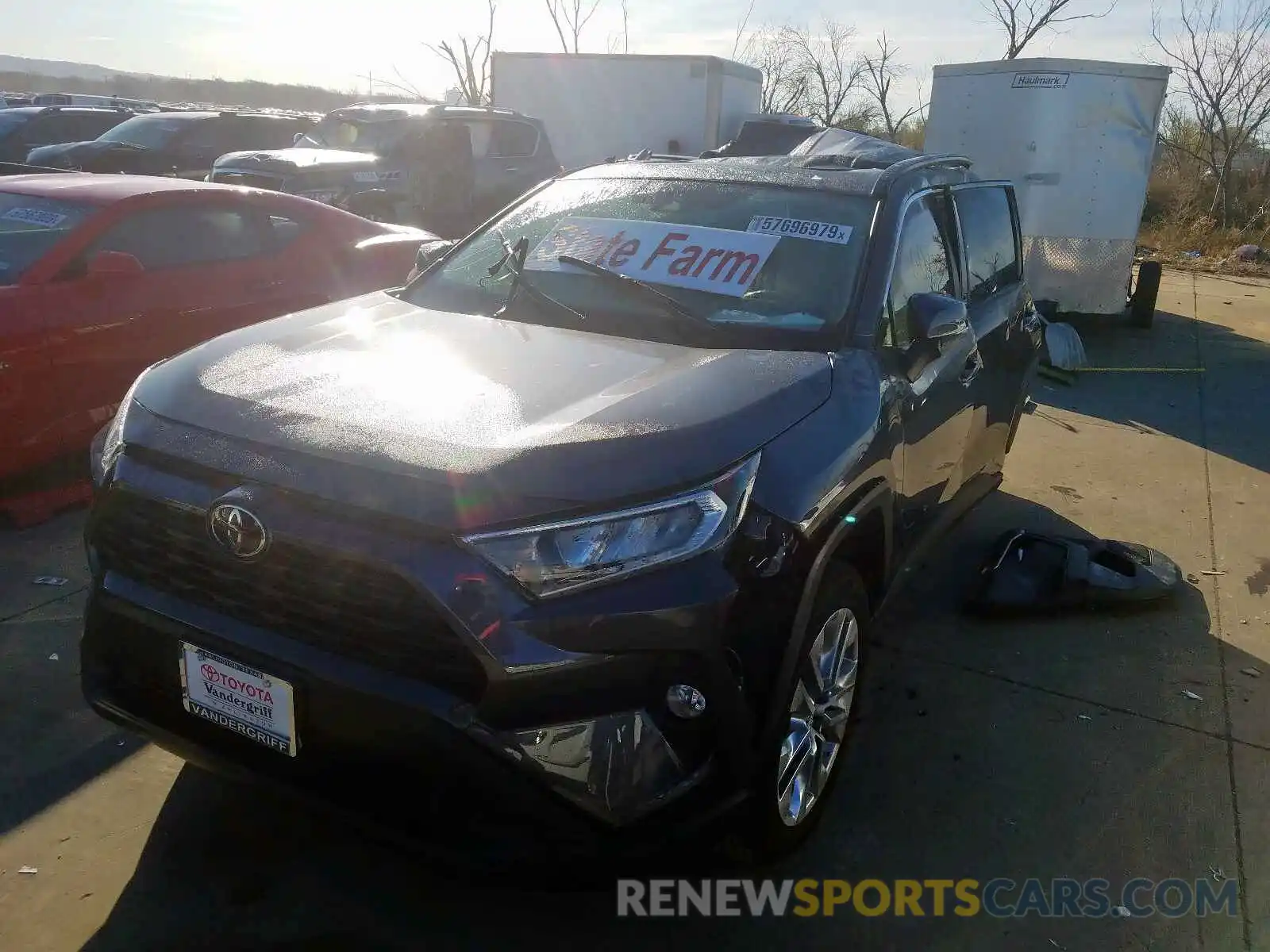 2 Photograph of a damaged car JTMC1RFV3KD040604 TOYOTA RAV4 2019