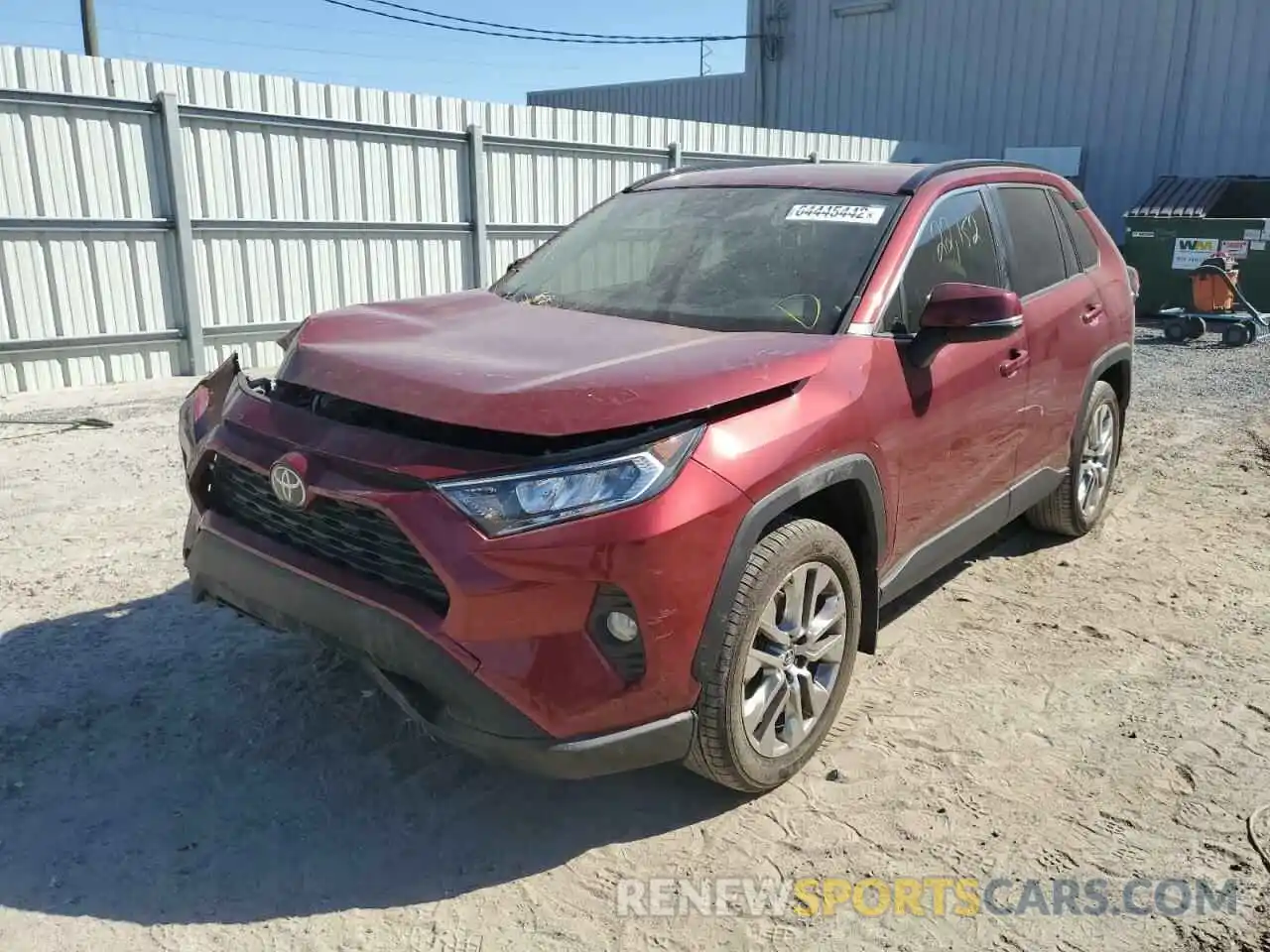 2 Photograph of a damaged car JTMC1RFV3KD503454 TOYOTA RAV4 2019