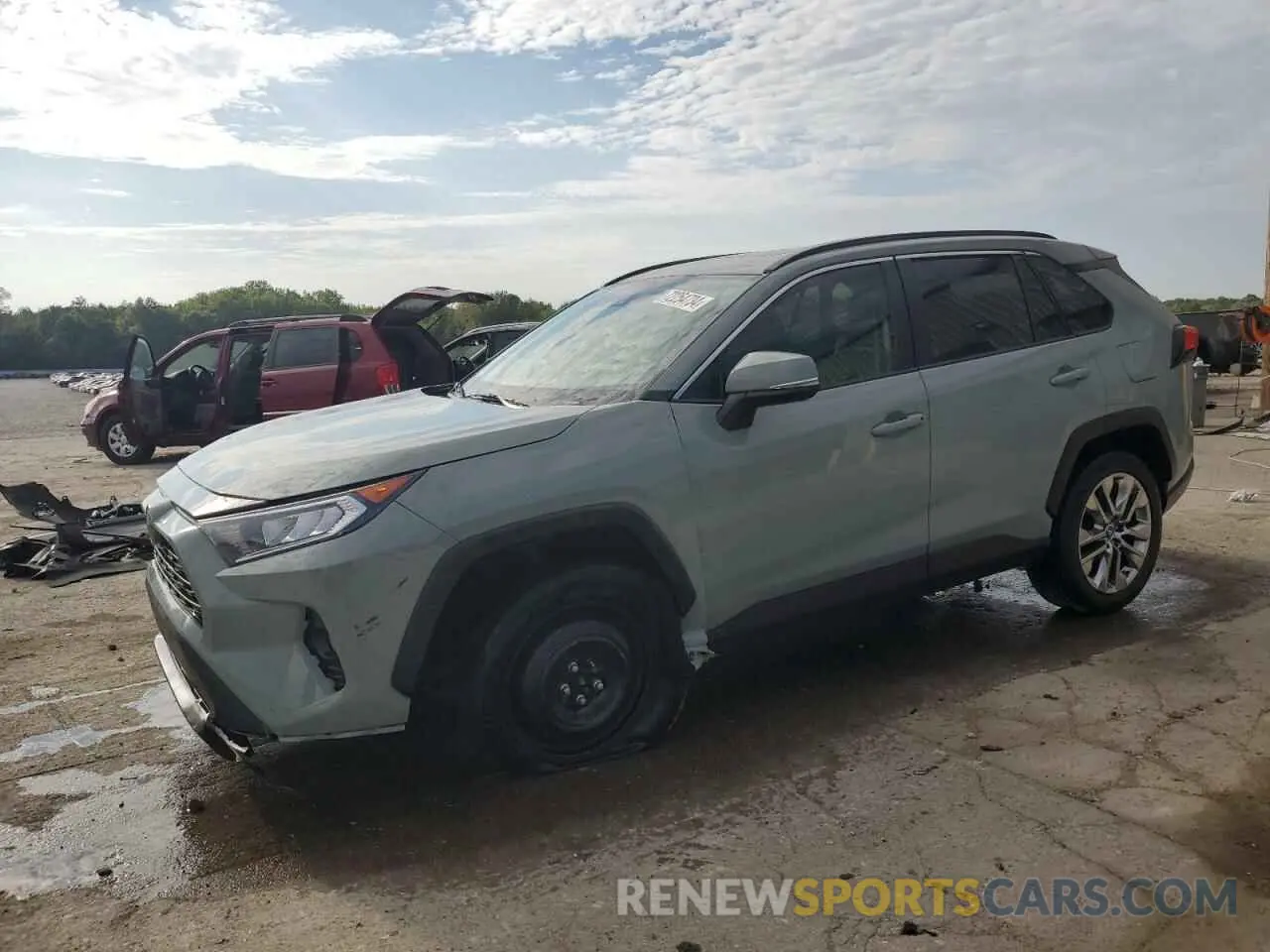 1 Photograph of a damaged car JTMC1RFV3KD514616 TOYOTA RAV4 2019
