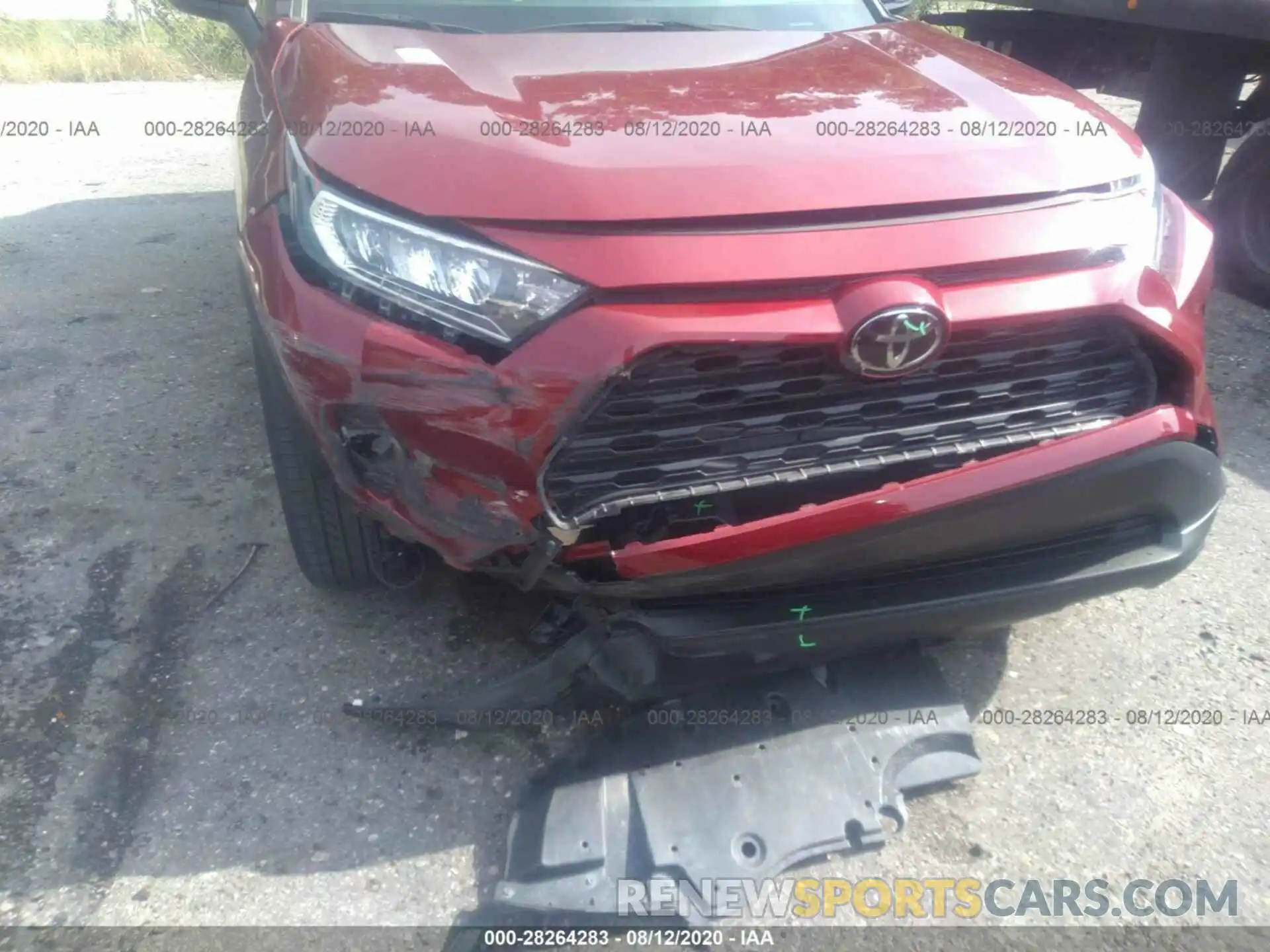 6 Photograph of a damaged car JTMC1RFV4KD006445 TOYOTA RAV4 2019