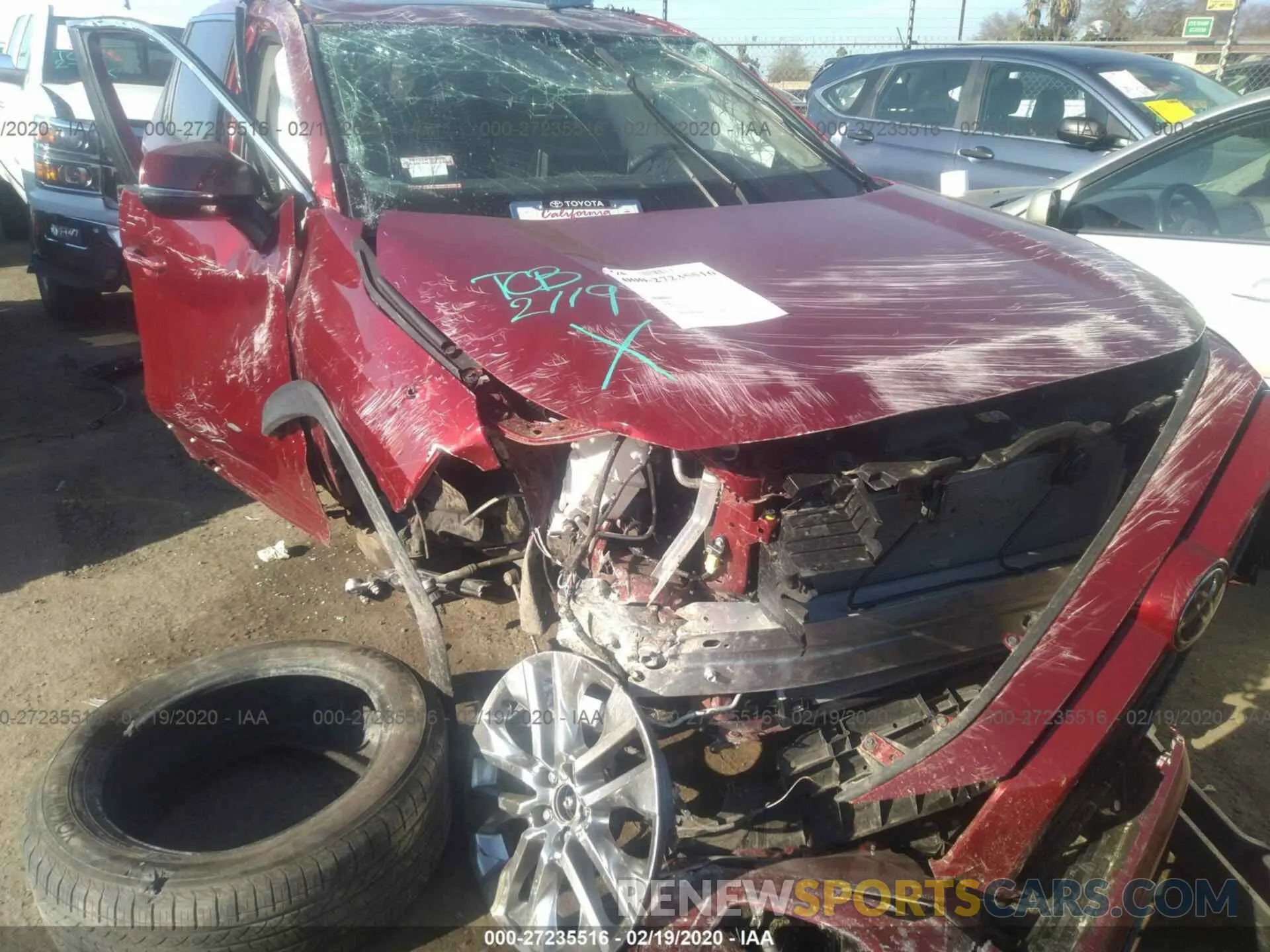 6 Photograph of a damaged car JTMC1RFV4KD506086 TOYOTA RAV4 2019