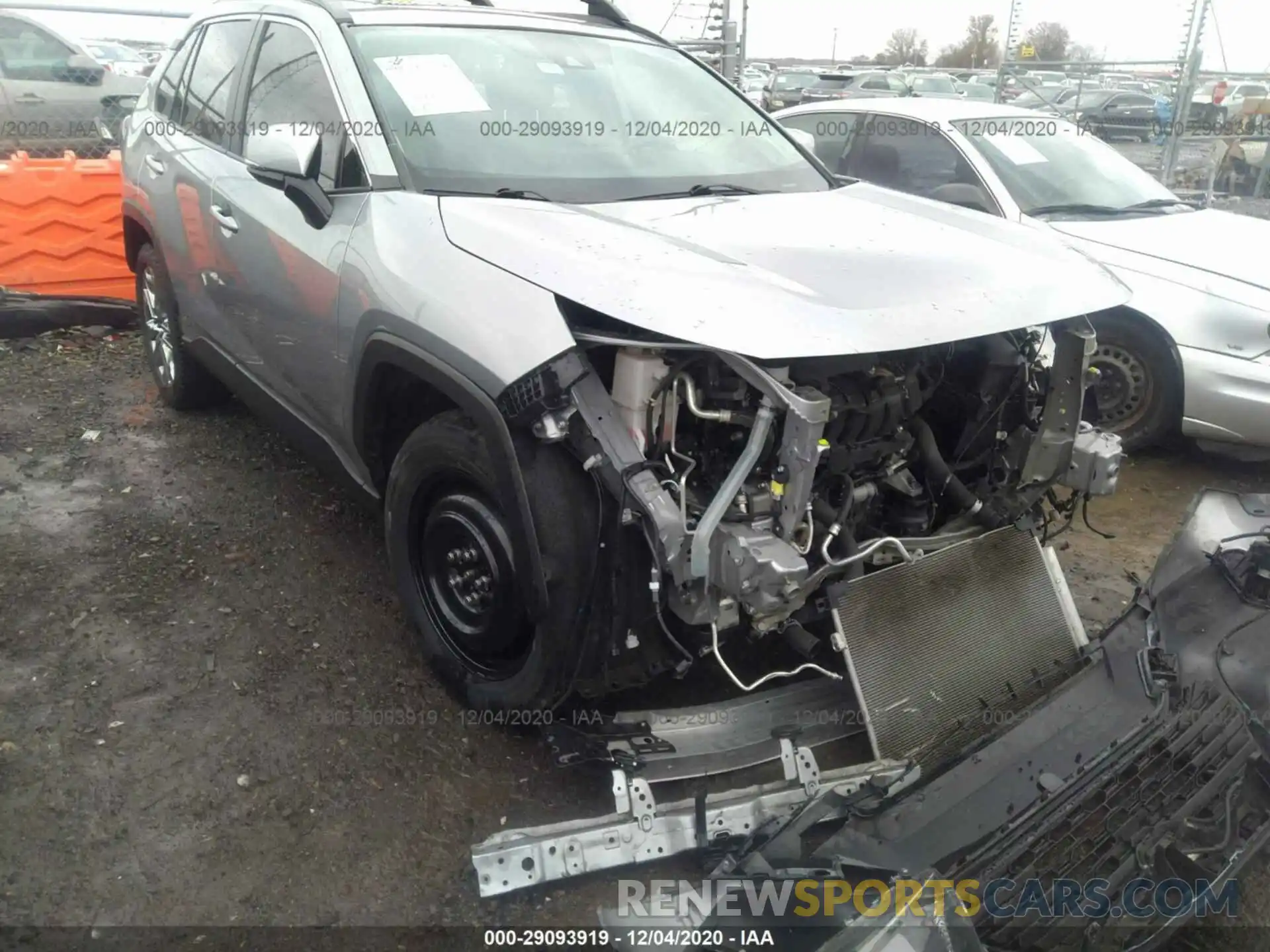 1 Photograph of a damaged car JTMC1RFV5KD006812 TOYOTA RAV4 2019