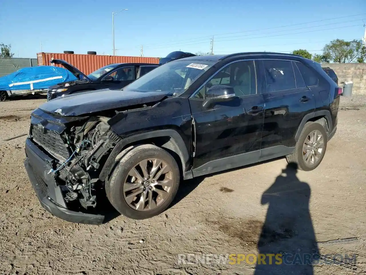 1 Photograph of a damaged car JTMC1RFV5KD010763 TOYOTA RAV4 2019