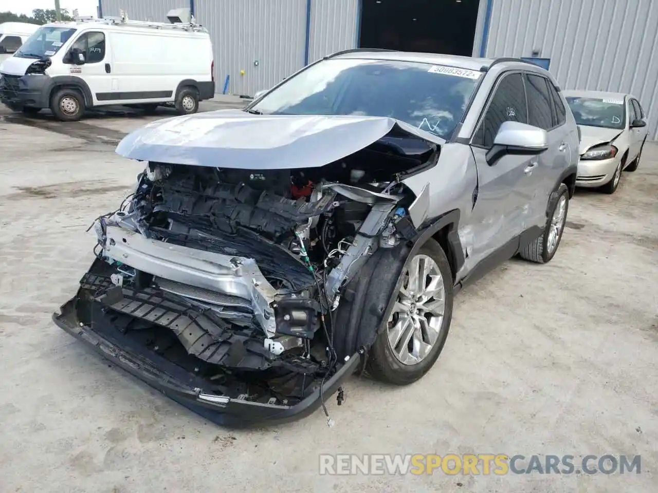 2 Photograph of a damaged car JTMC1RFV6KD032772 TOYOTA RAV4 2019