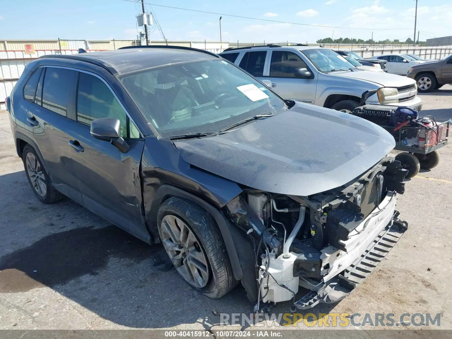 1 Photograph of a damaged car JTMC1RFV6KD501990 TOYOTA RAV4 2019