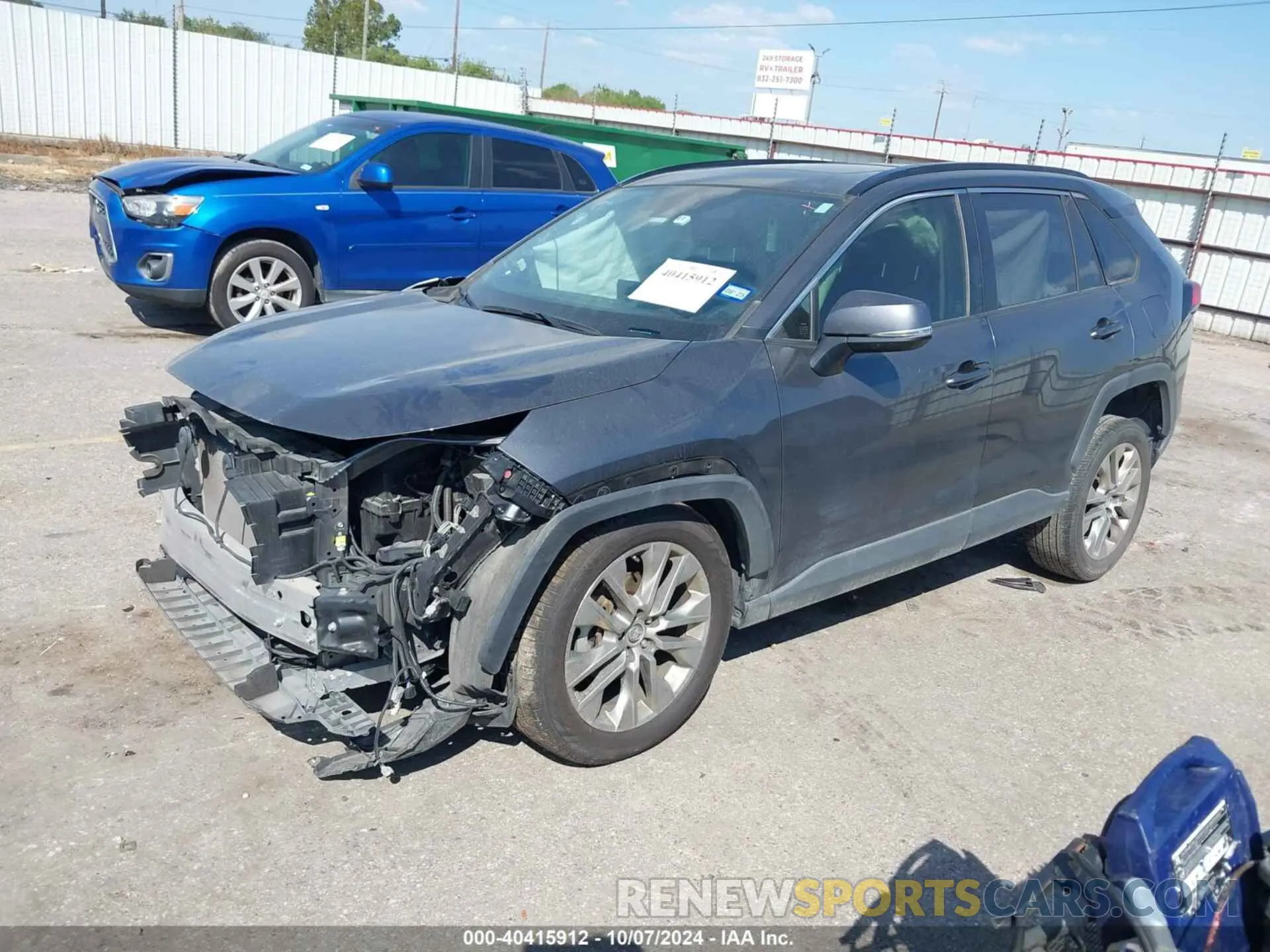 2 Photograph of a damaged car JTMC1RFV6KD501990 TOYOTA RAV4 2019