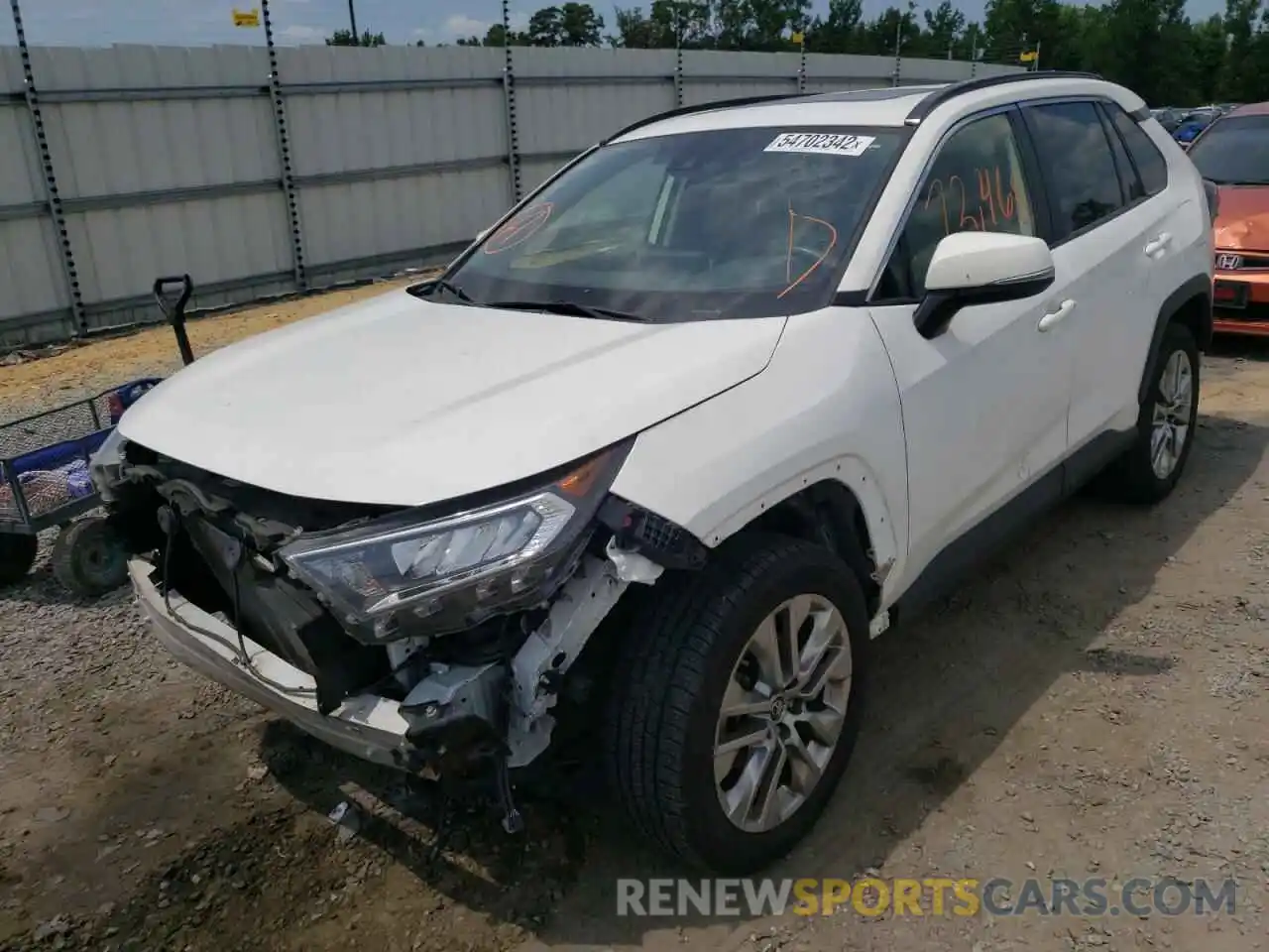 2 Photograph of a damaged car JTMC1RFV7KD018251 TOYOTA RAV4 2019