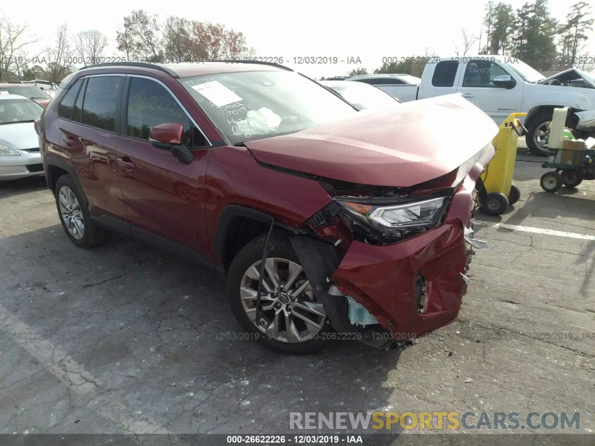 1 Photograph of a damaged car JTMC1RFV7KD032621 TOYOTA RAV4 2019